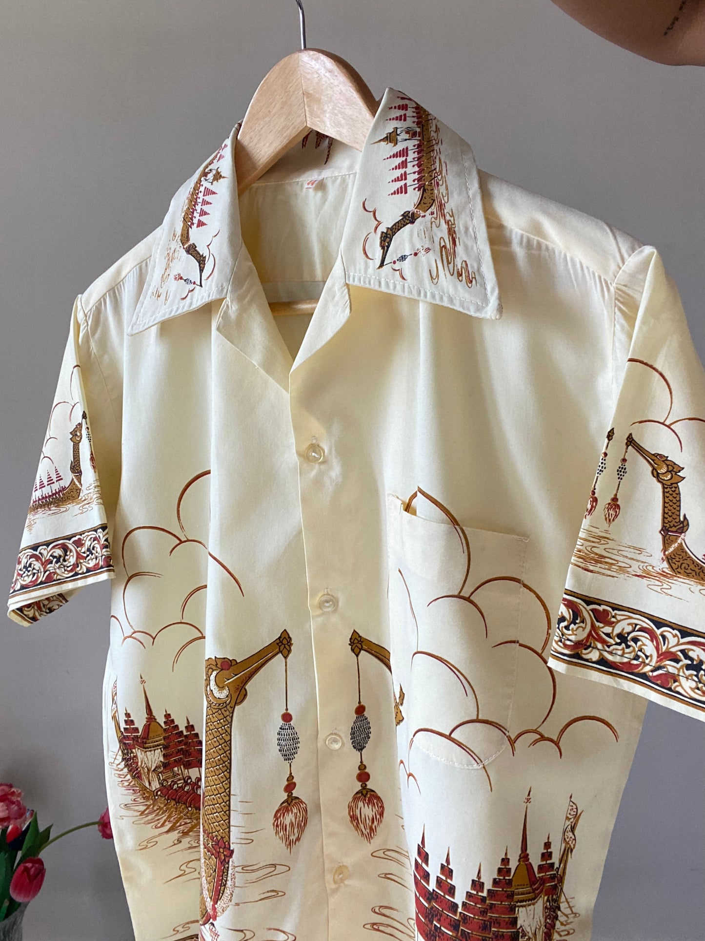 Chinese Boat Race Inspired Vintage Shirt