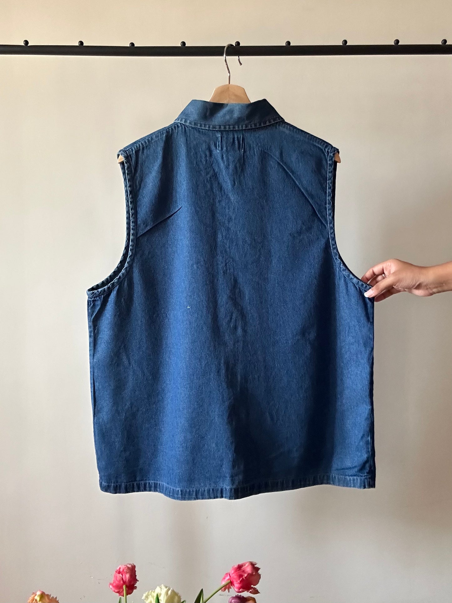 Vintage Paul Harris Designs Denim Vest
