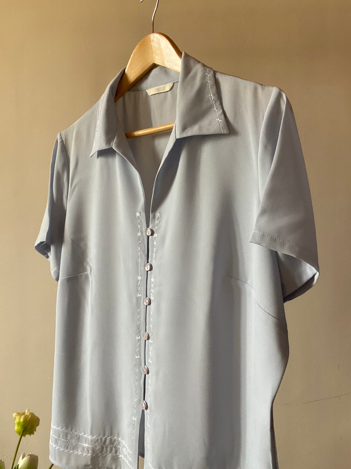 Marks & Spencer Key Eye Style Button Up Vintage Shirt