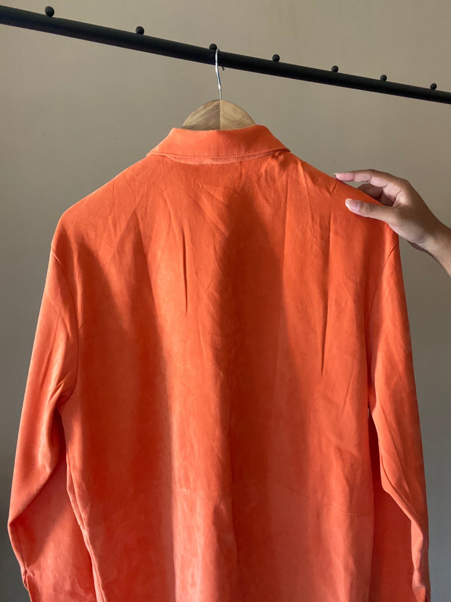 Soft Orange Suede Vintage Shaket
