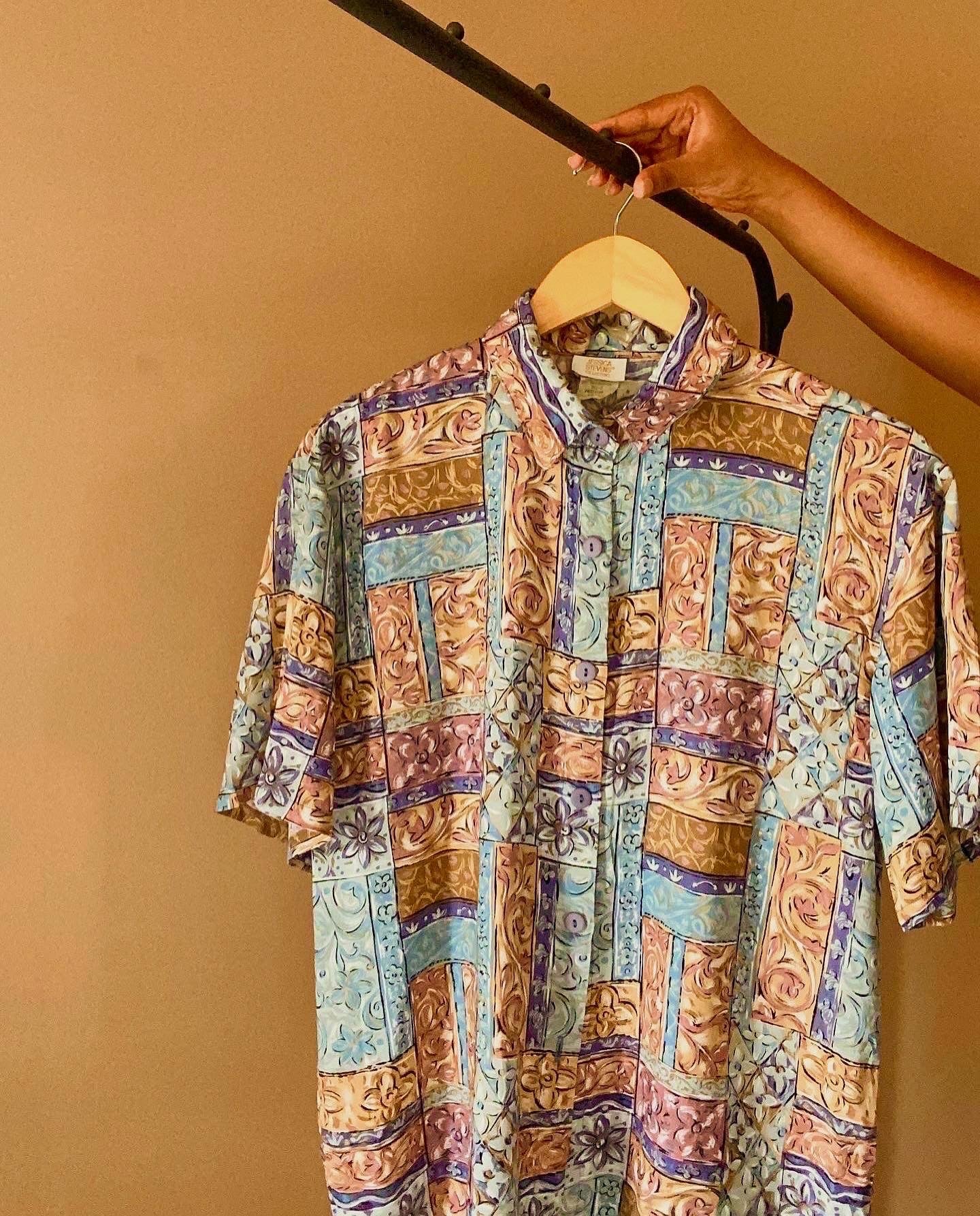 Ethnic Motifs Inspired Vintage Shirt