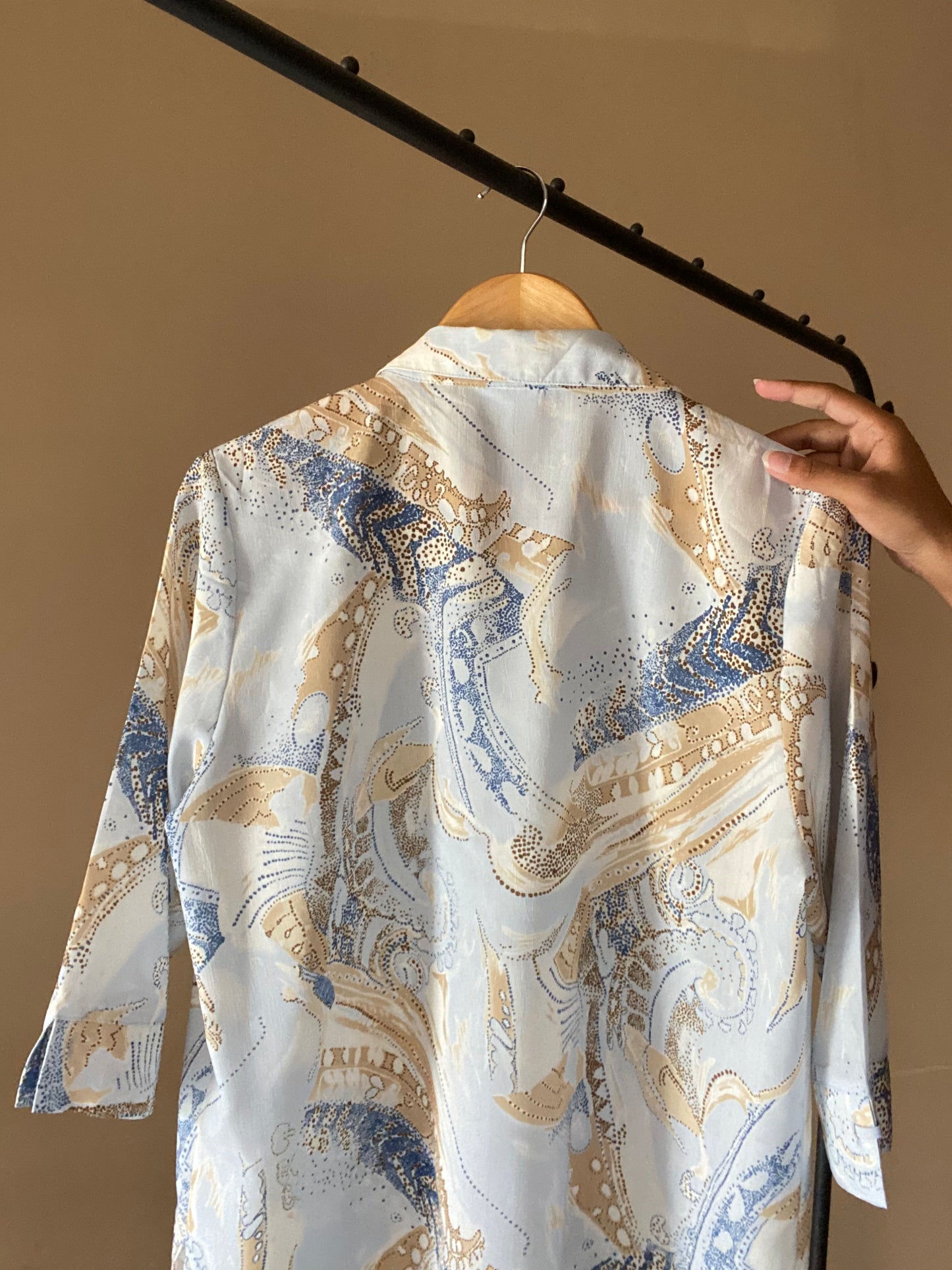 Jewel Inspired Print Vintage Shirt