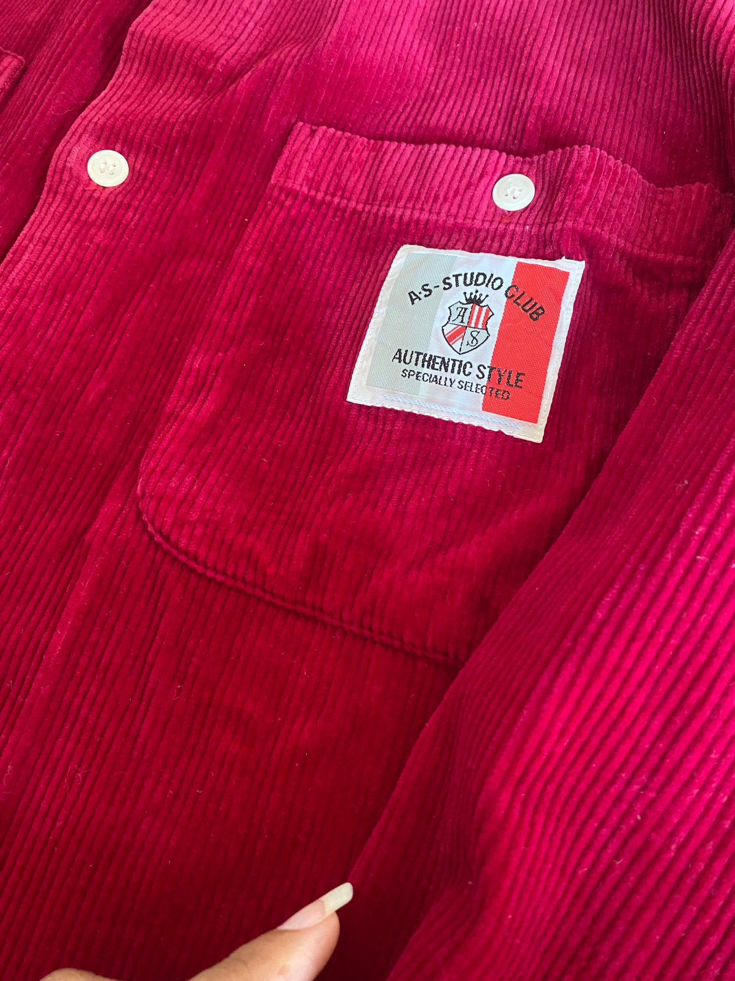 Pink Corduroy Shaket