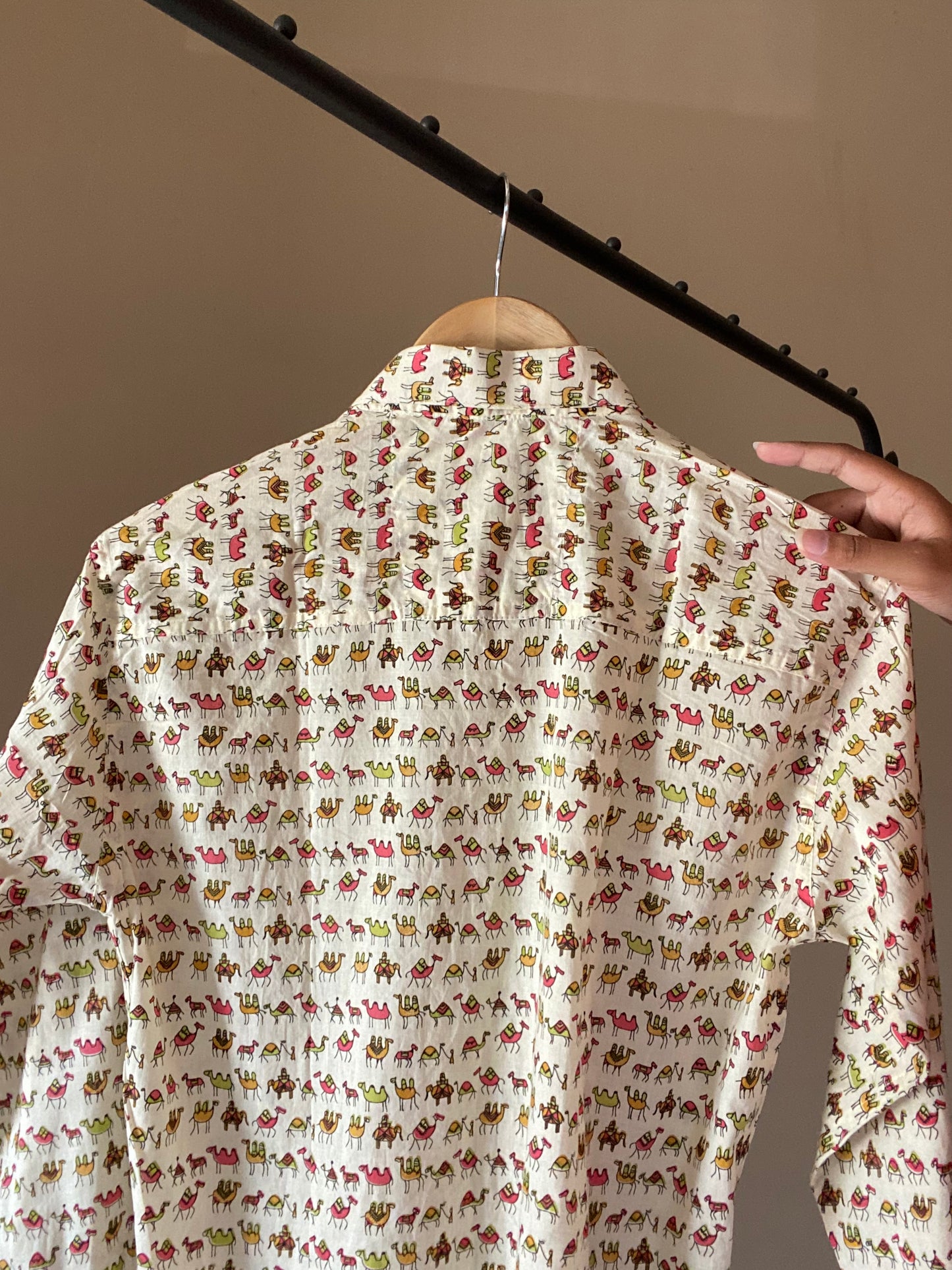Miniature Animal Heritage Inspired Print Shirt