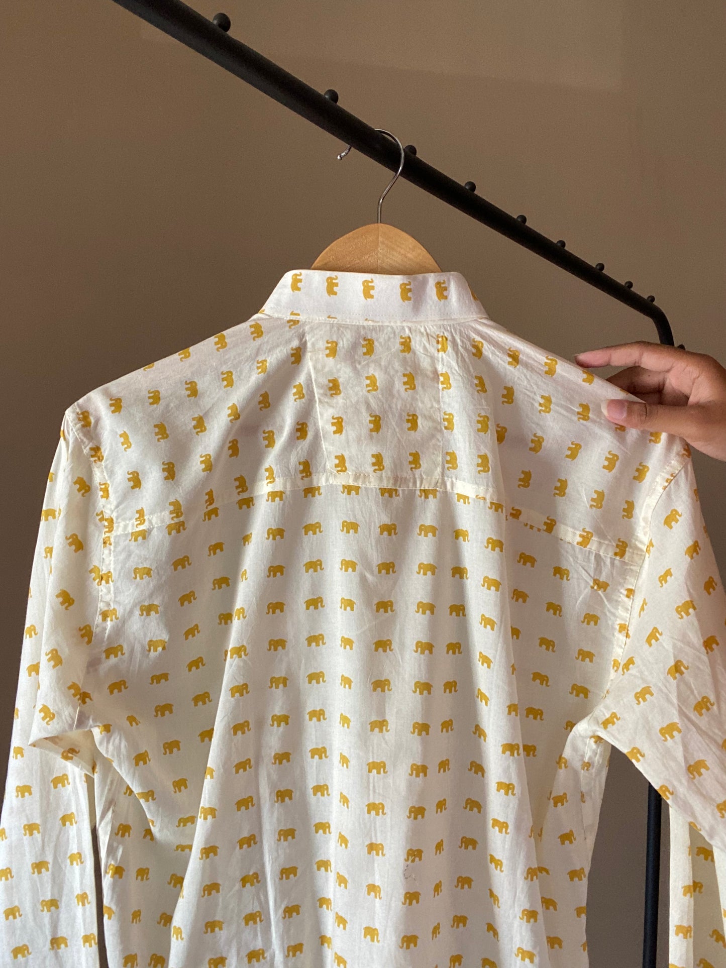 Miniature Elephant Print Shirt