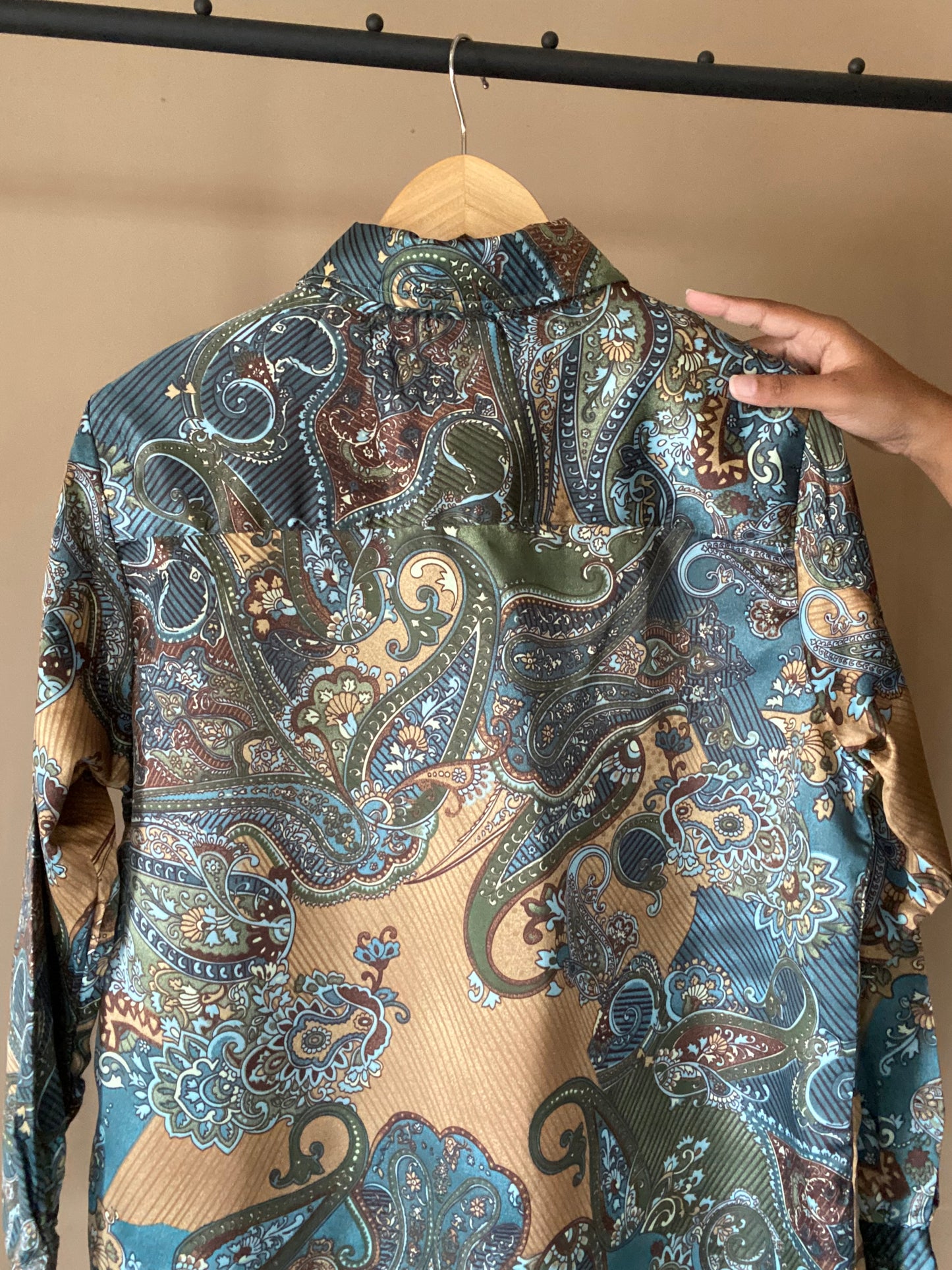 Ethnic Abstract Print Vintage Shirt