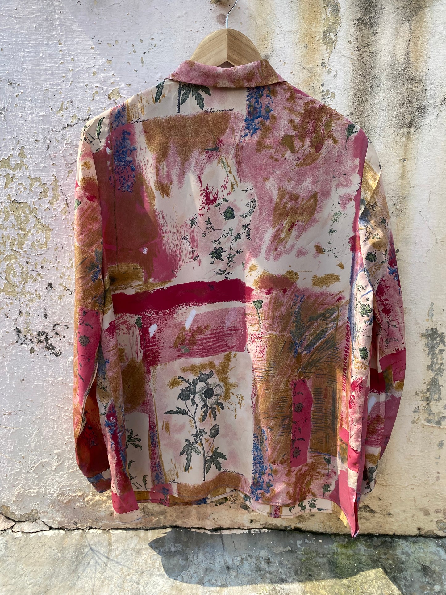 Pink Paradise Print Vintage Shirt