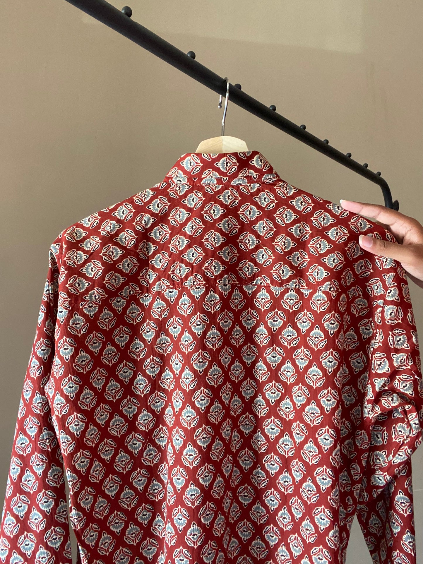 Heritage Motif Print Shirt