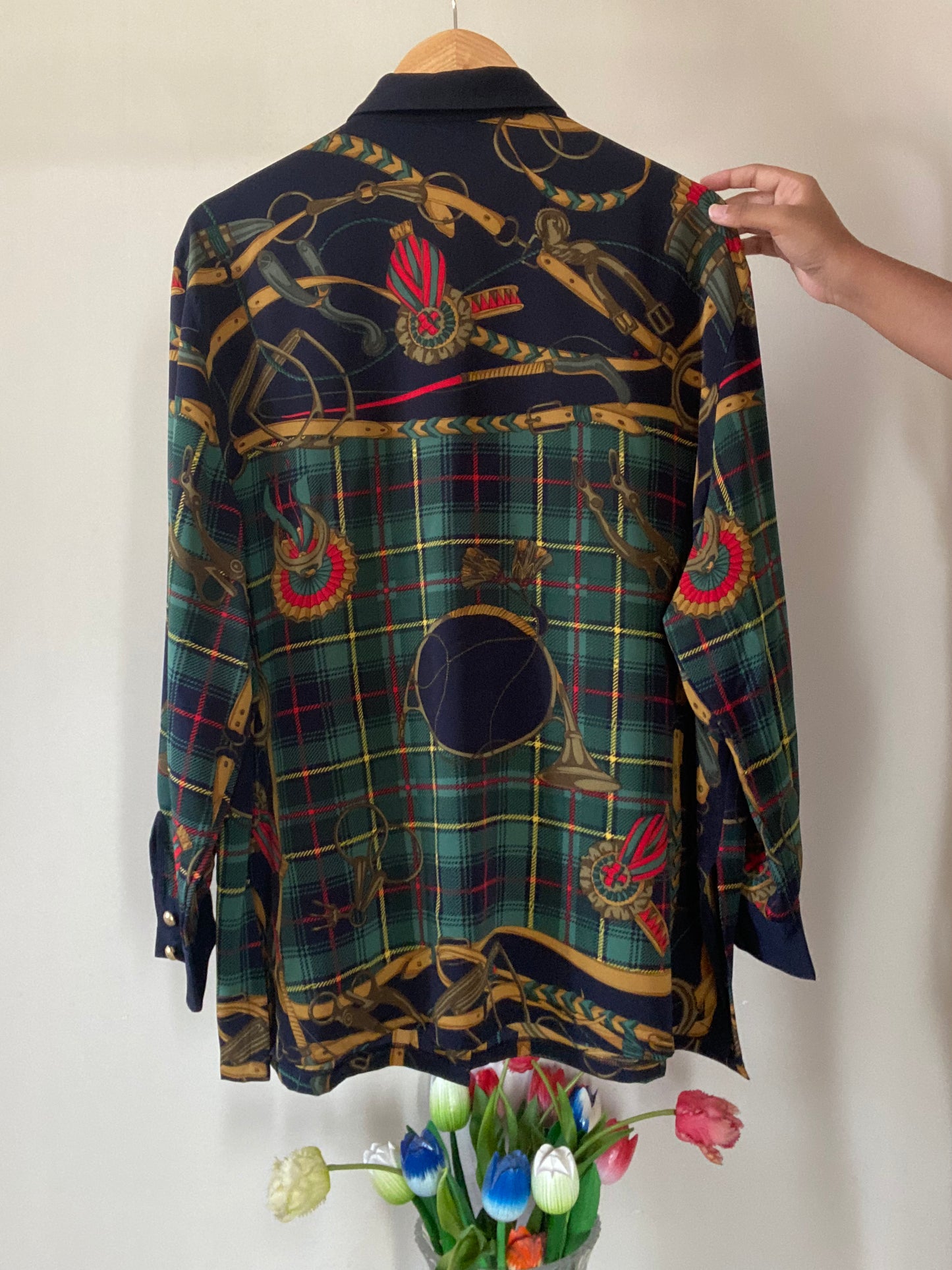 Baroque And Old Dad Style Print Vintage Shirt