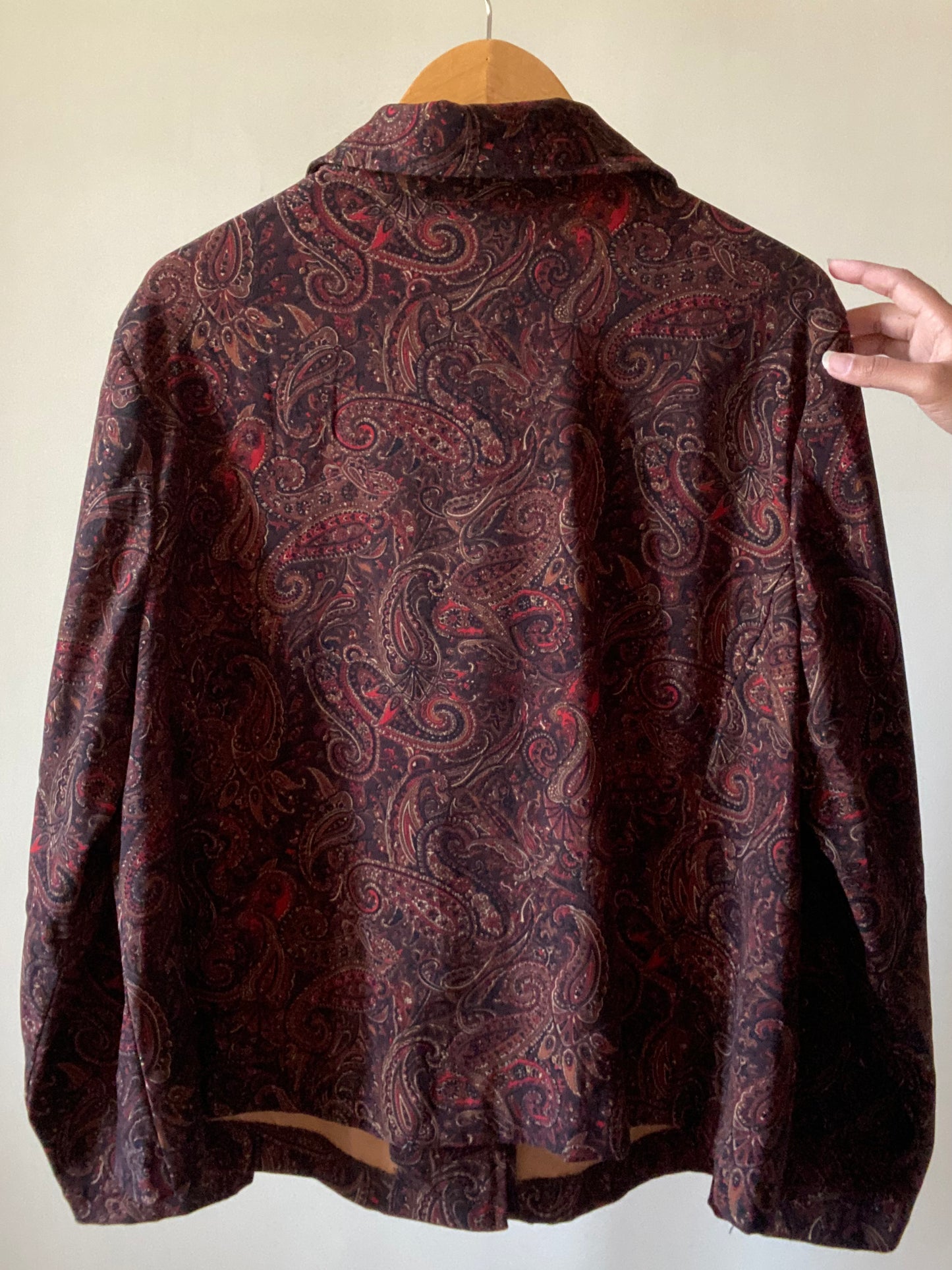 Vintage Suede Big Collar Shaket