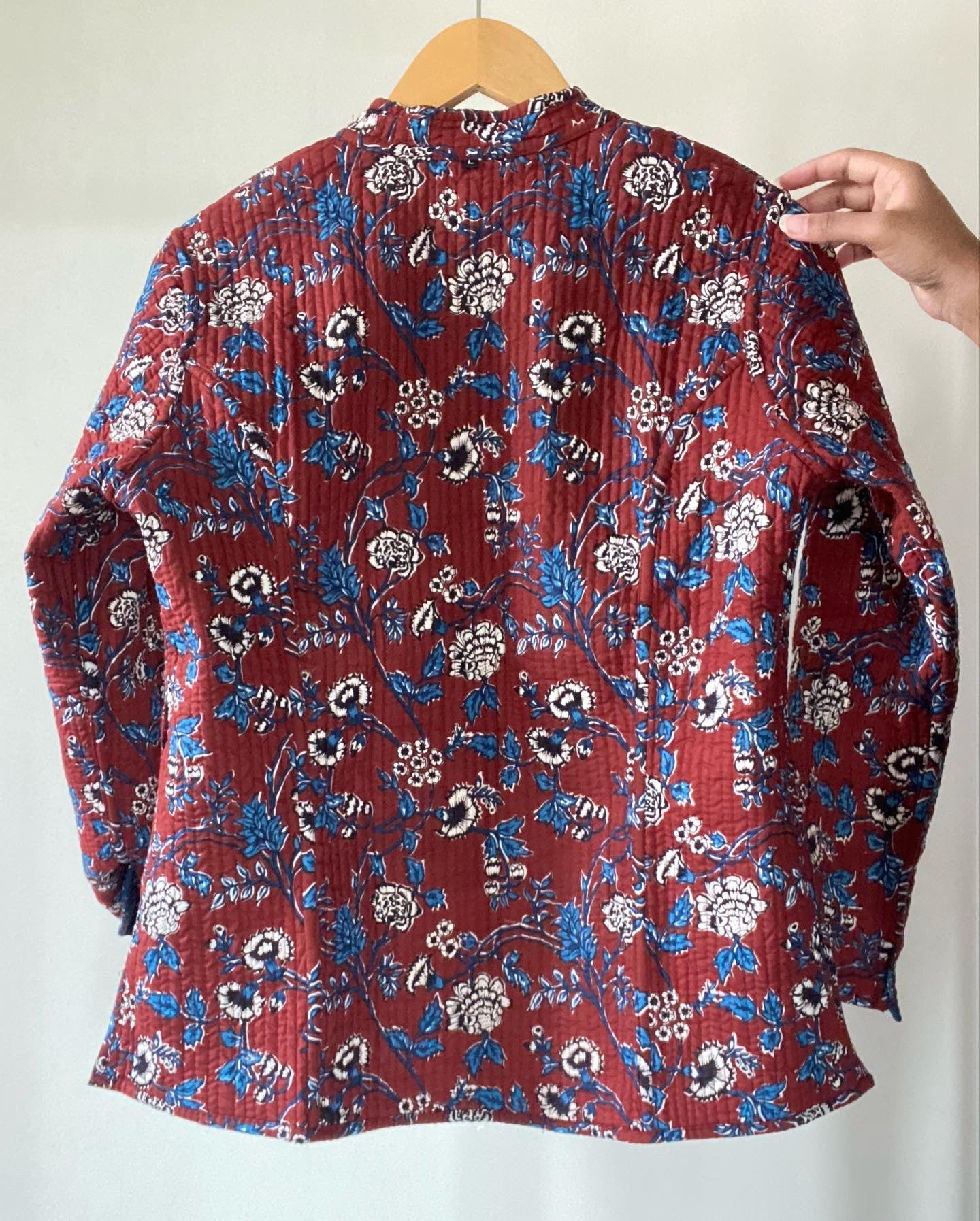 Block Print Blue Floral