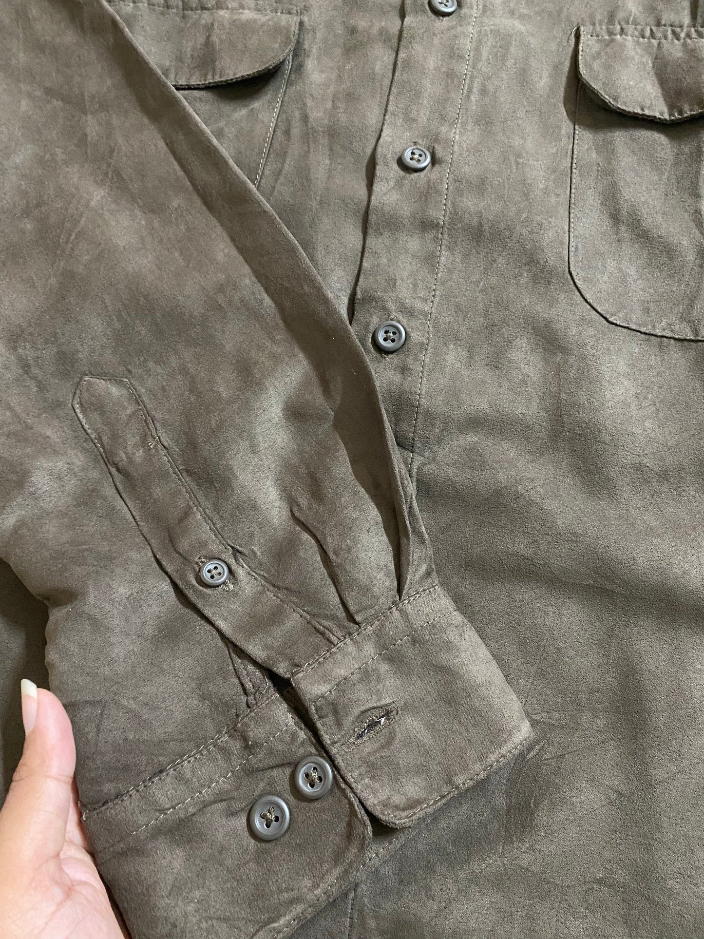 Soft Suede Dark Brown Shaket