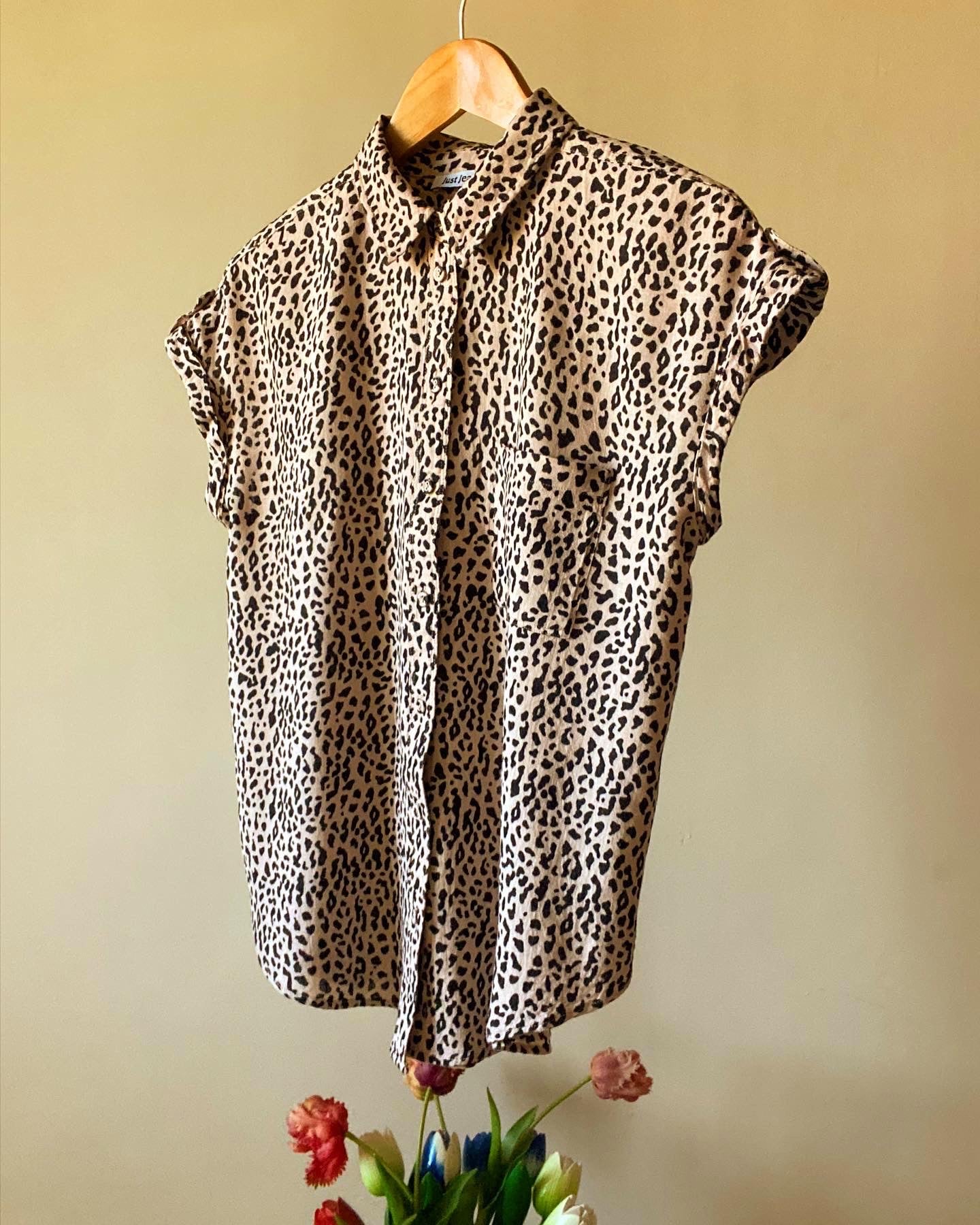 Leopard Print Vintage Shirt