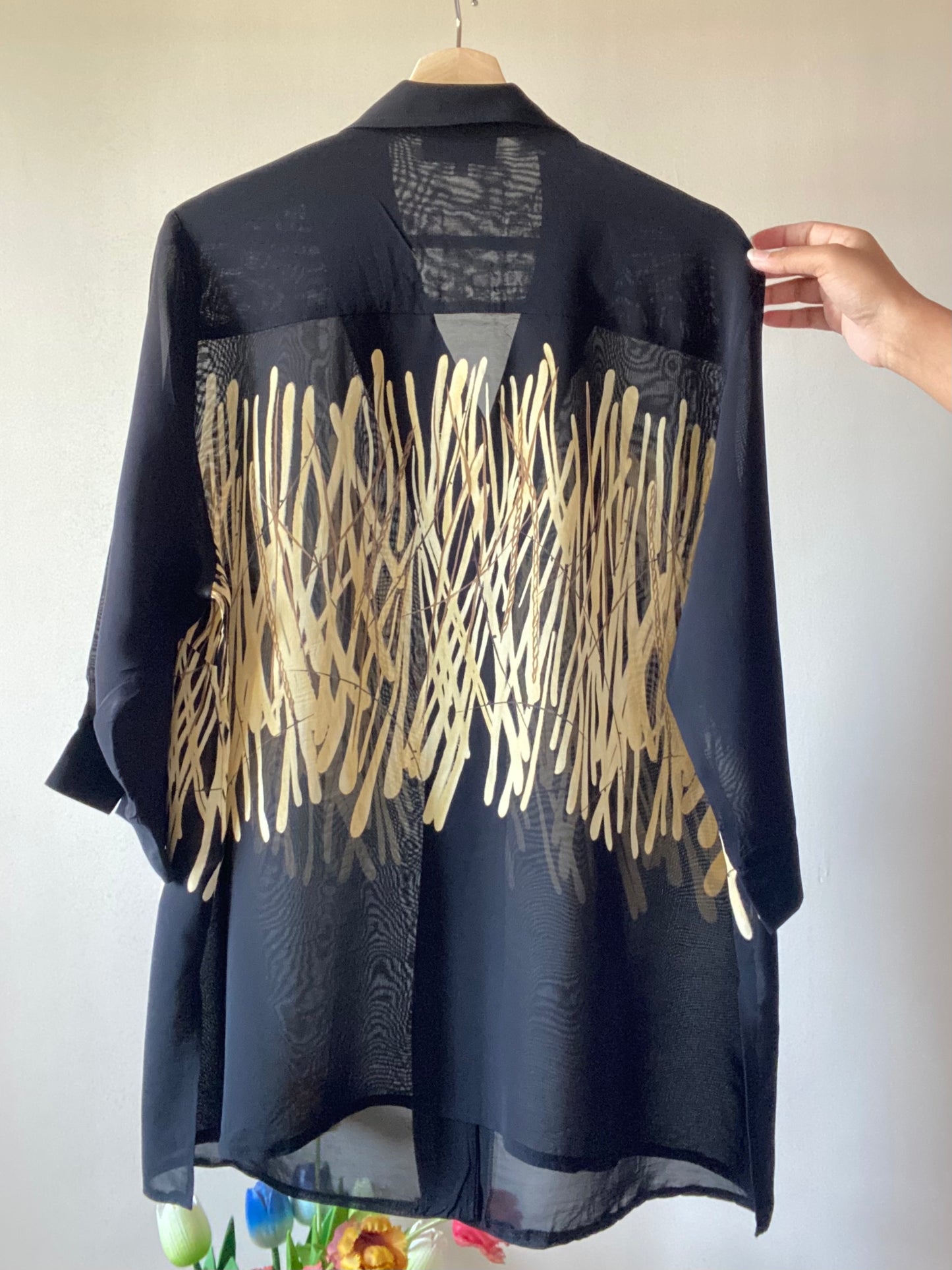 Semi Sheer Minimalist Vintage Shirt