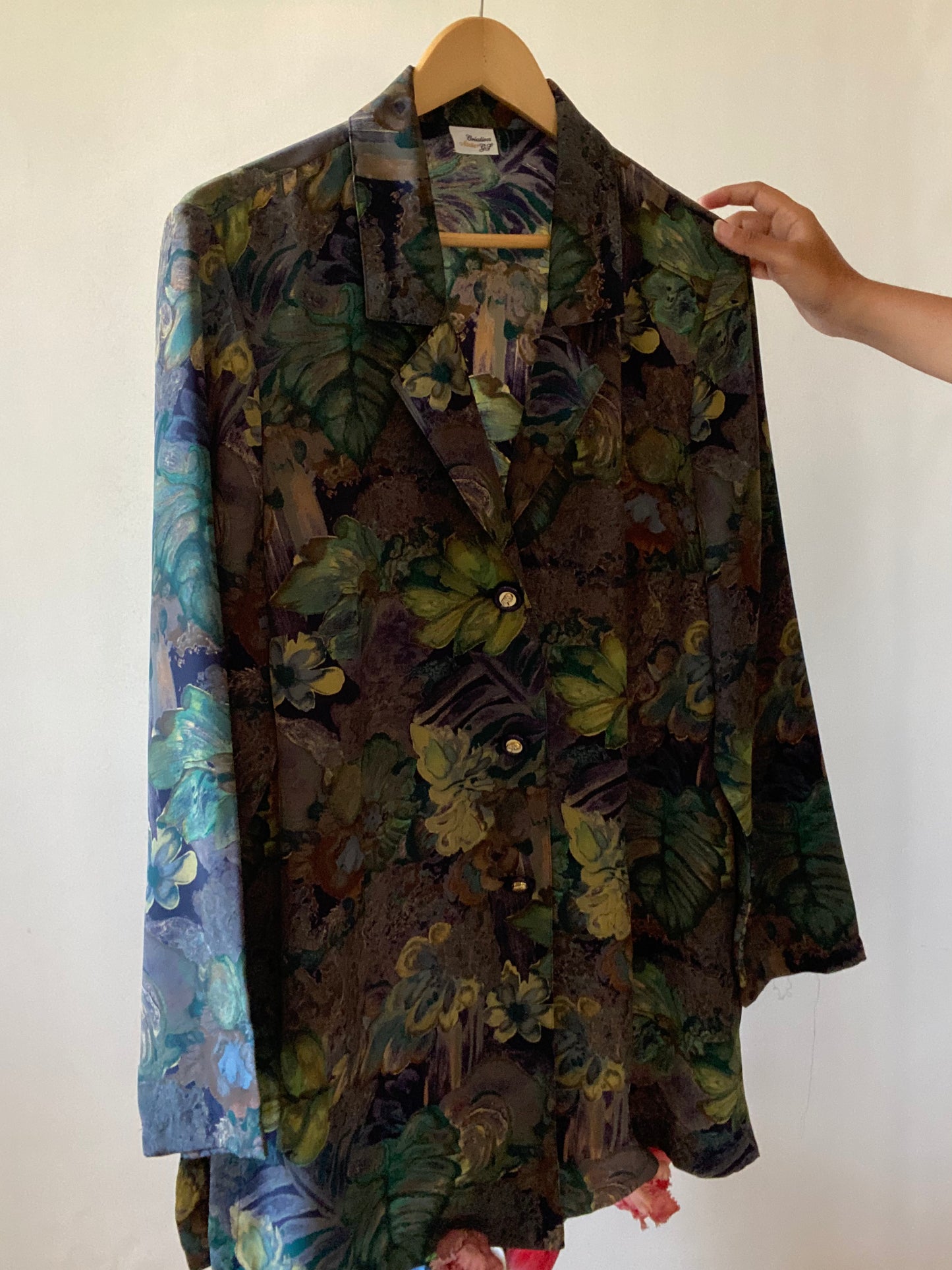 Abstract Floral Vintage Shirt