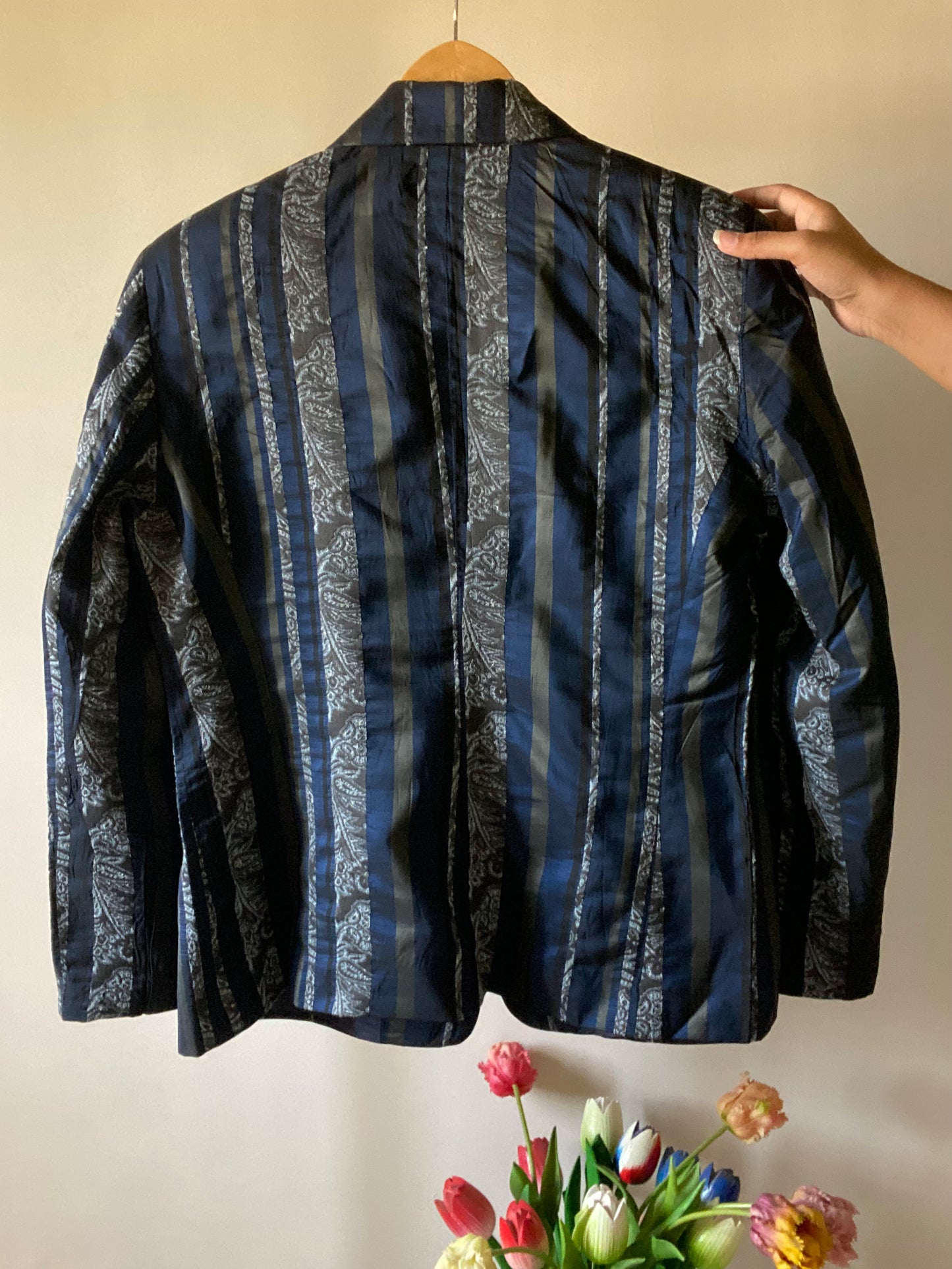 Vintage Georgia Netti Patterns Strip Blazer