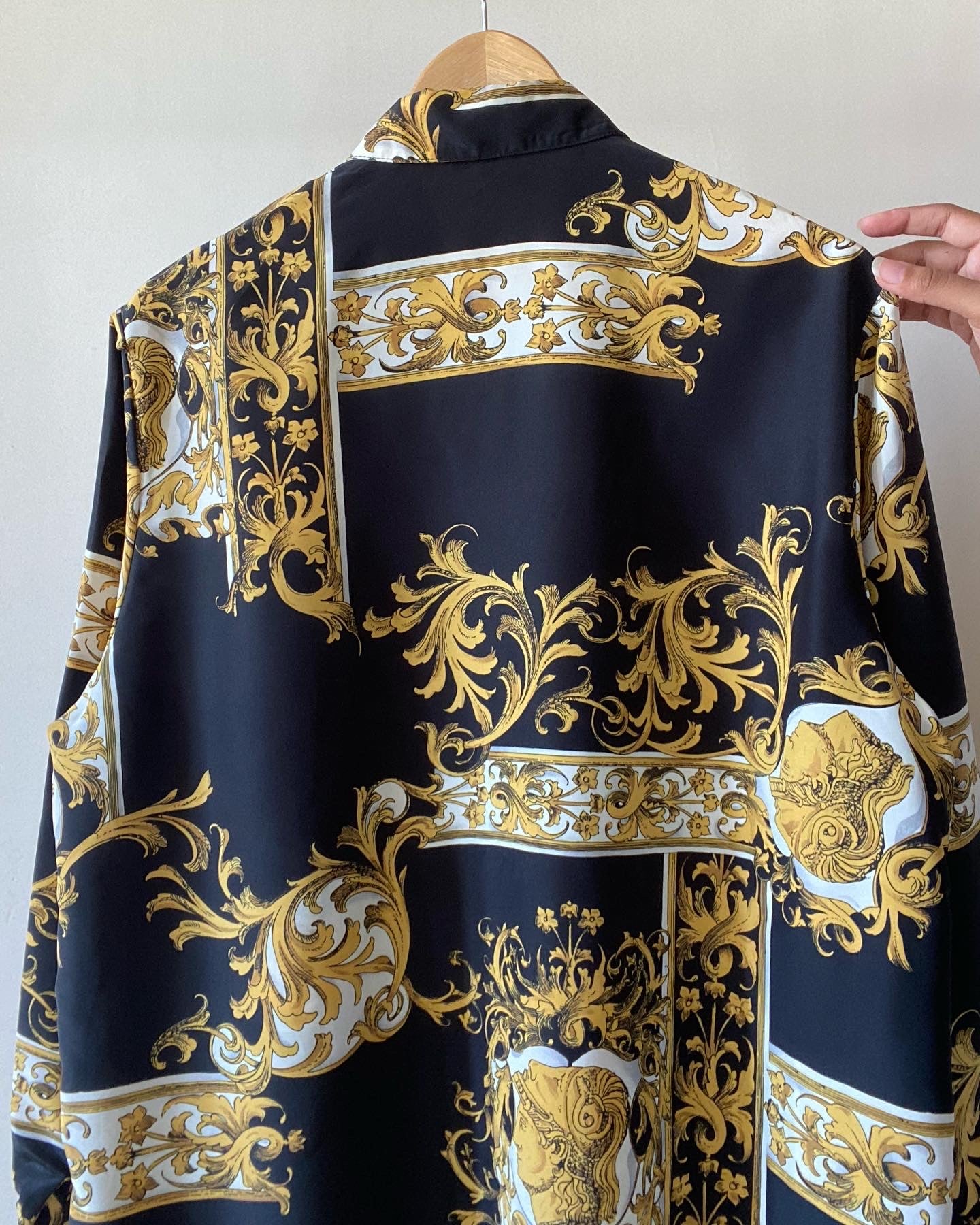 Baroque Print Versace Inspired Vintage Shirt