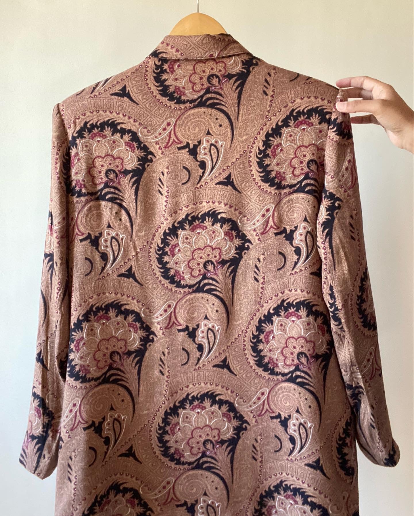 Ethnic Print Vintage Blazer