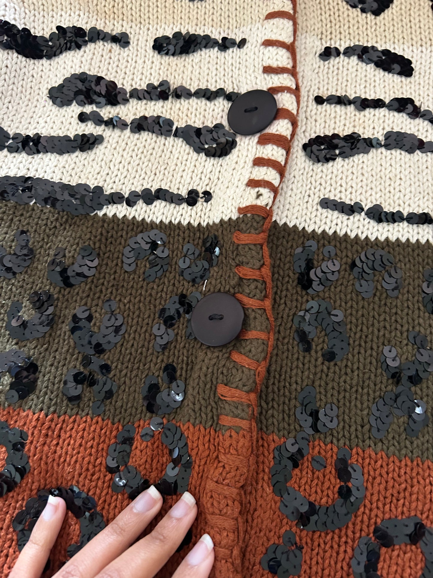 Vintage Work In Progress Knit Cardigan