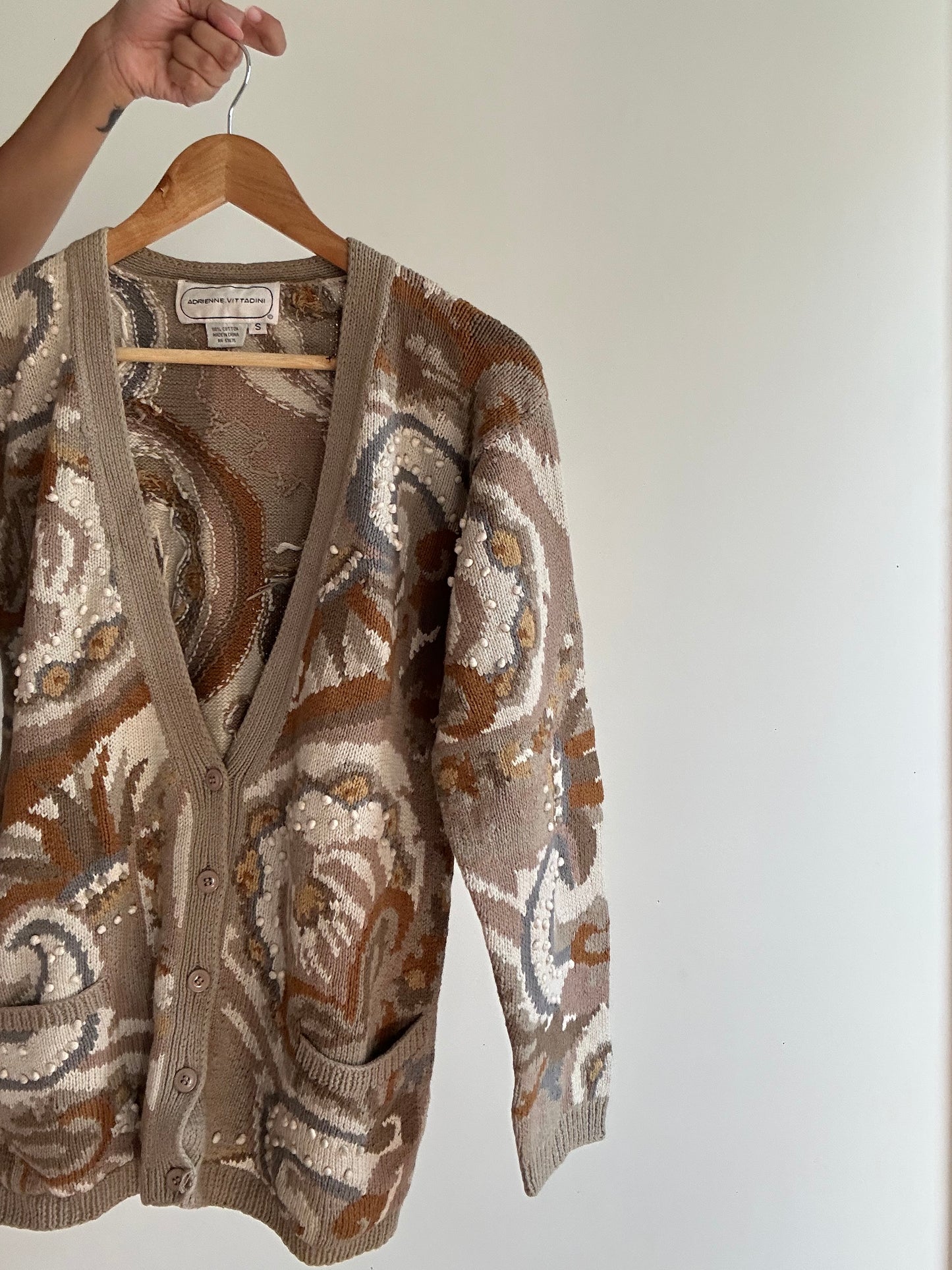 Adrienne Vittadini Vintage Knit Cardigan