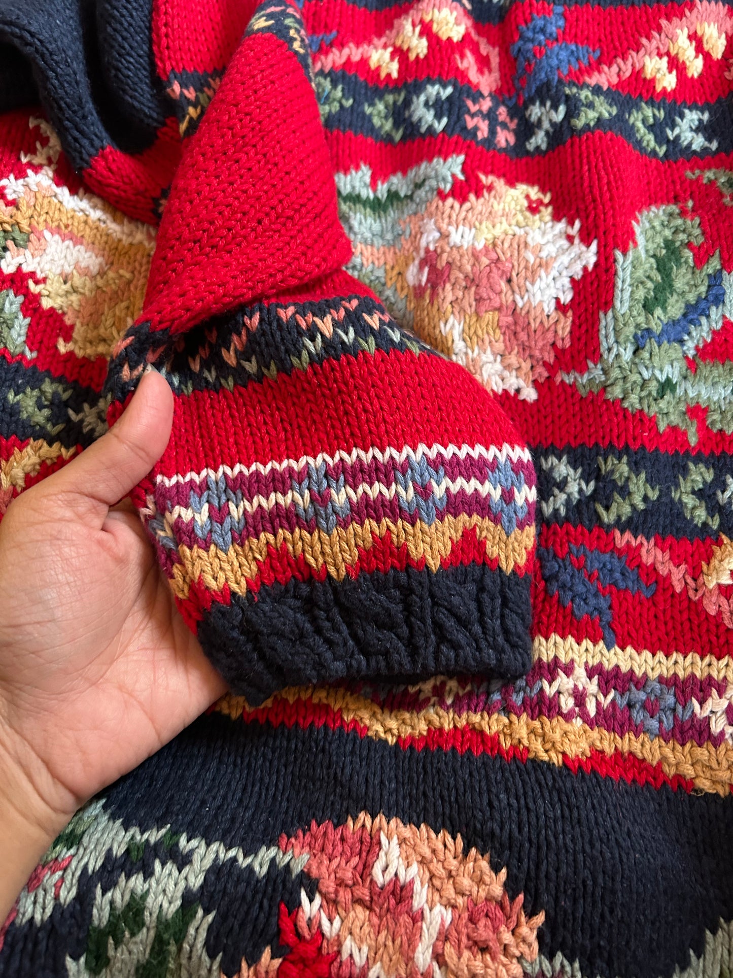 Jacque & Koko Together Vintage Hand Embroidered Pullover