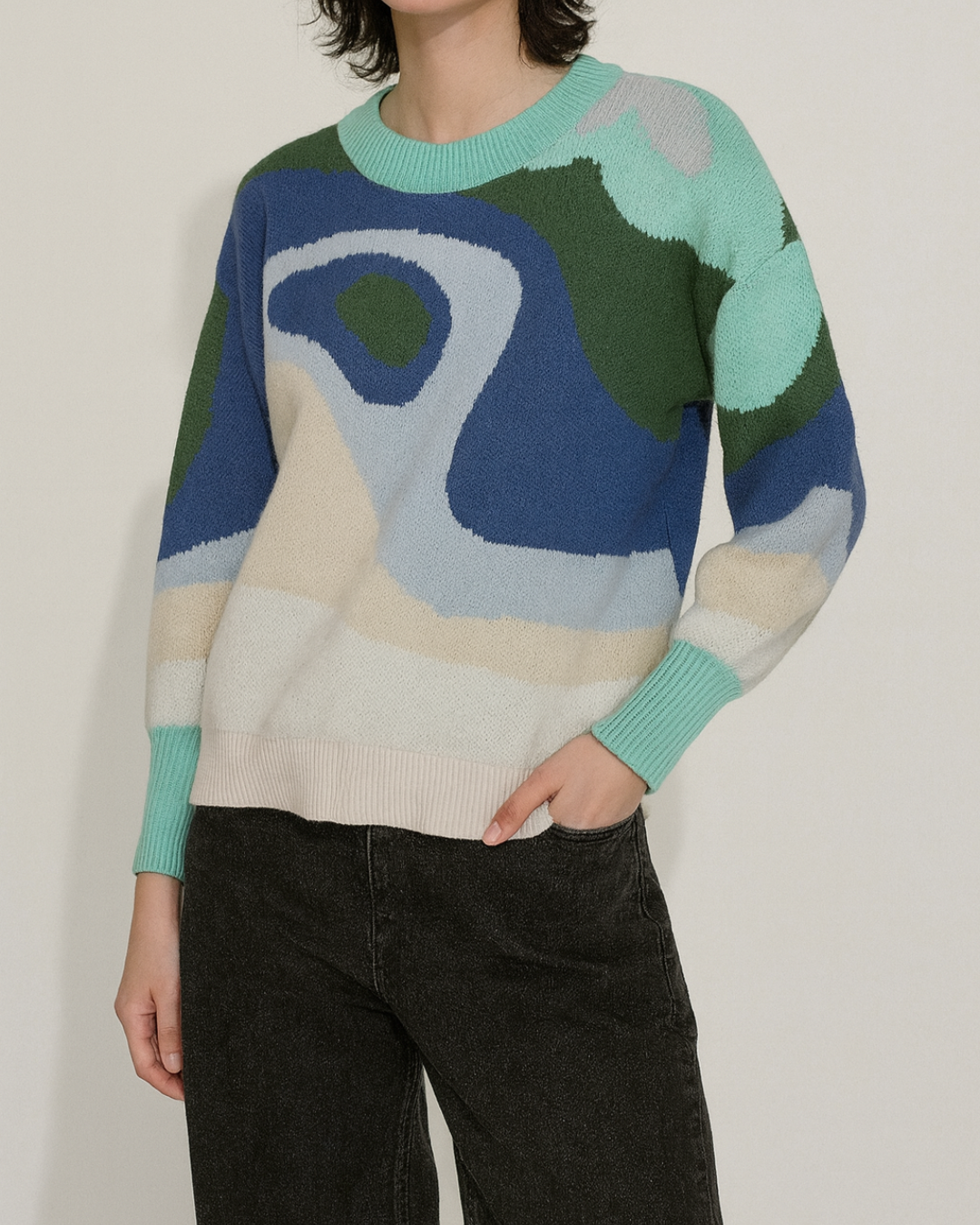 Vintage Water Way Knit Pullover