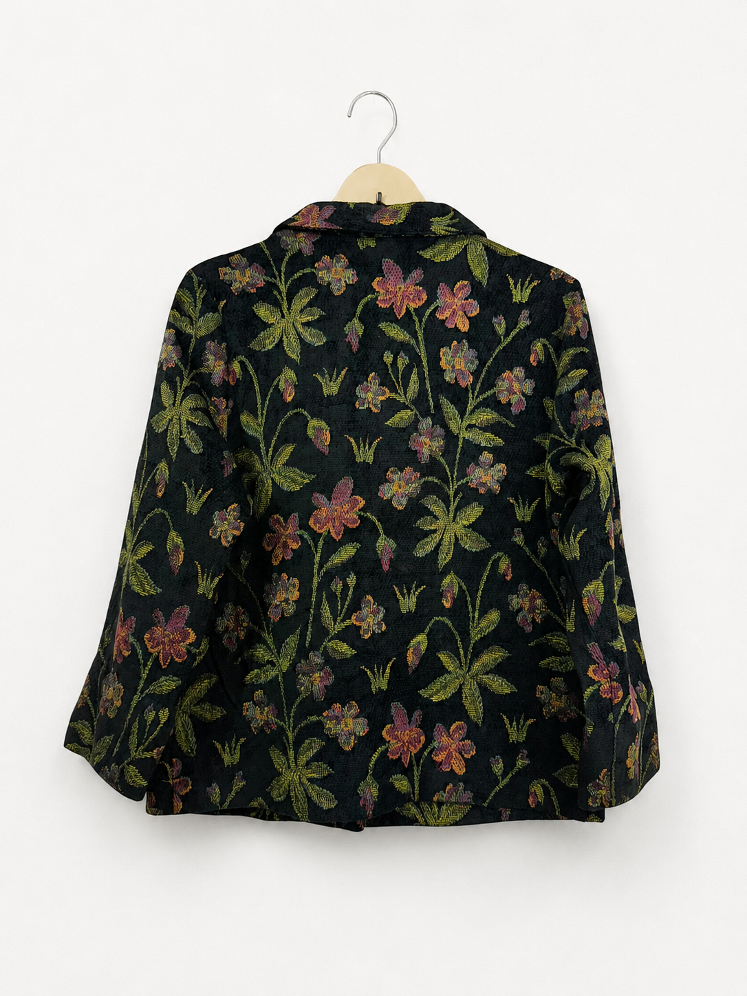 Vintage Stephanie Andrews Botanical Tapestry Jacket