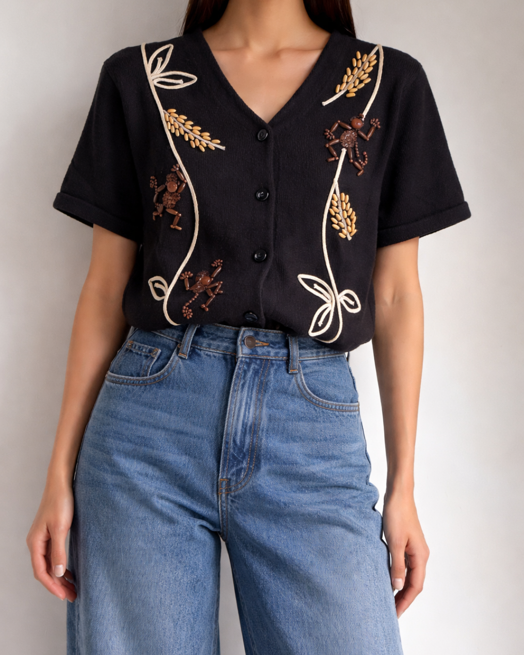 Knitter Julia Vintage Knit Cardigan