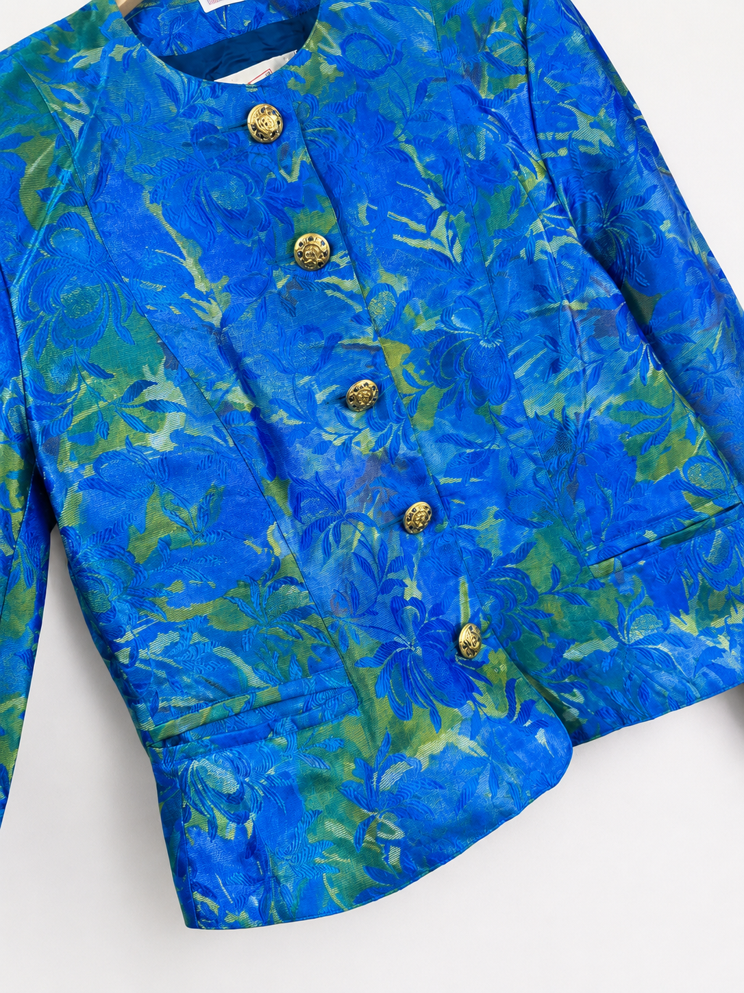 Vintage Azure Bloom Jacket