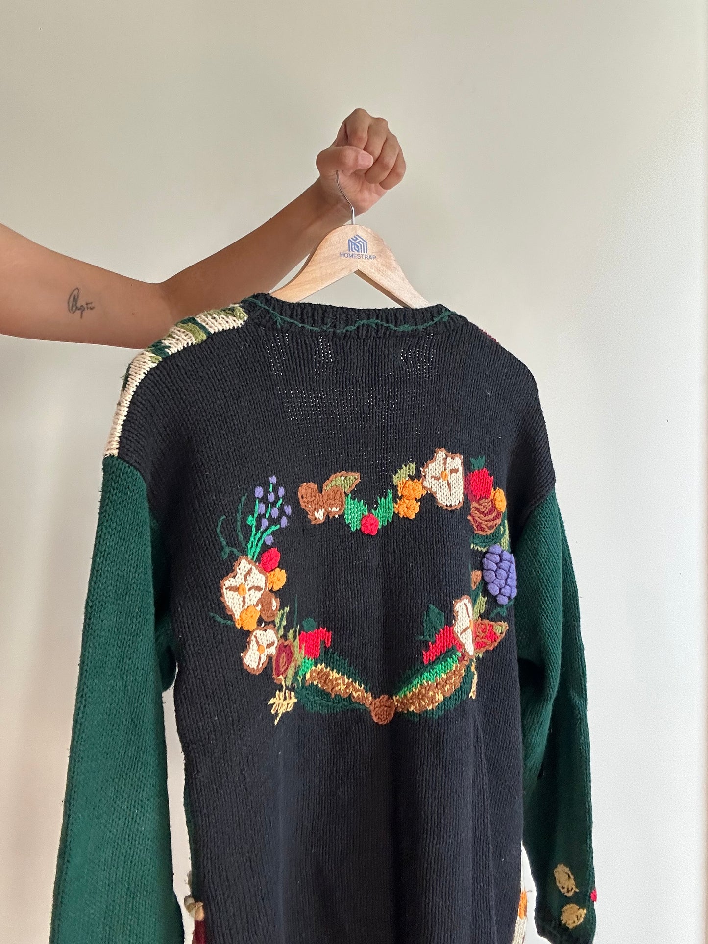 Eagle’s Eye Vintage Hand Knit Cardigan