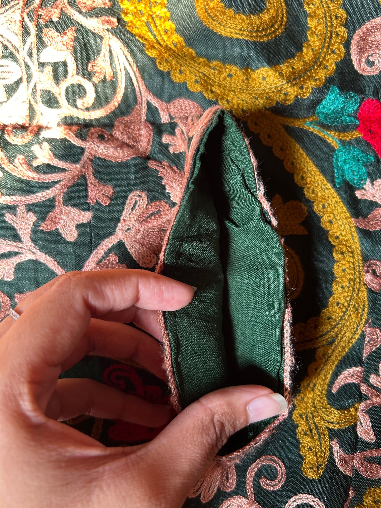 Fully Embroidered Vintage Shaket