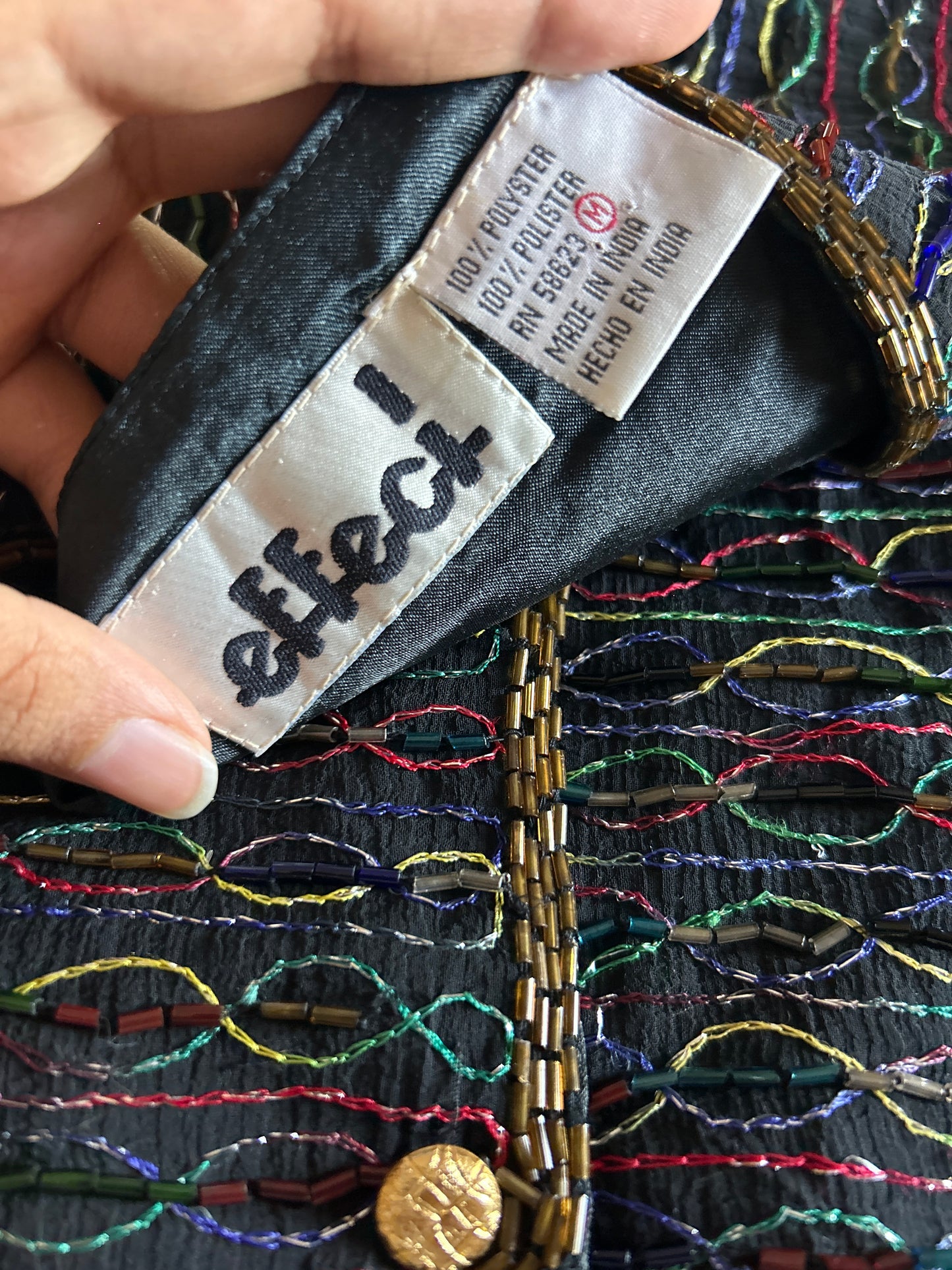 Vintage effeci All Beaded Vest