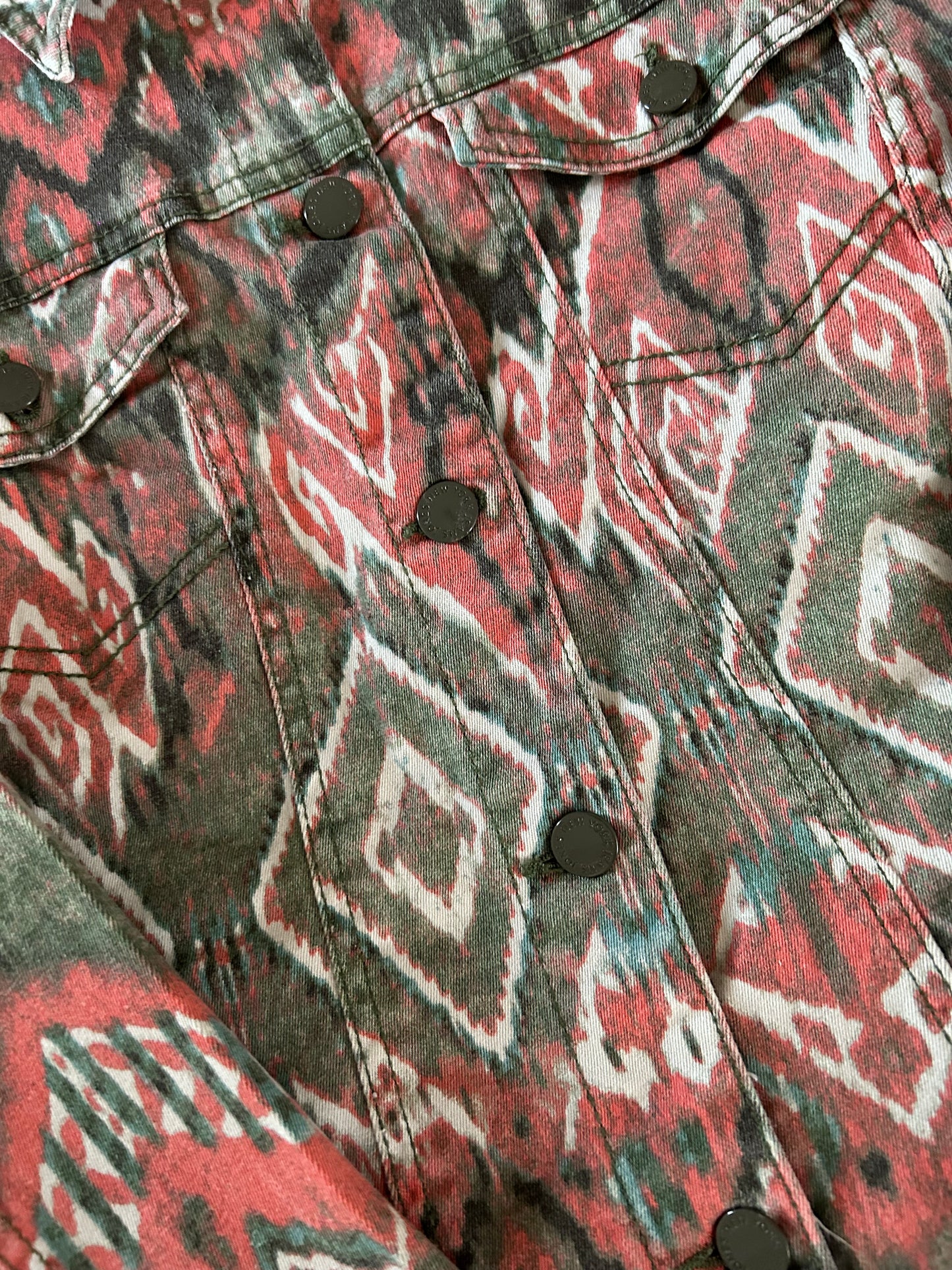 Jones New York Jeans Vintage Printed Shaket