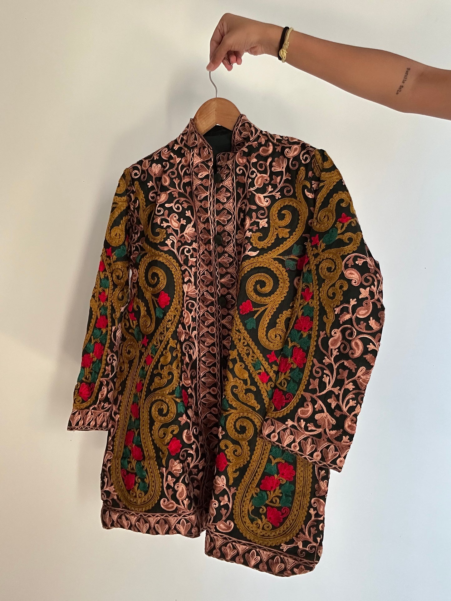 Fully Embroidered Vintage Shaket