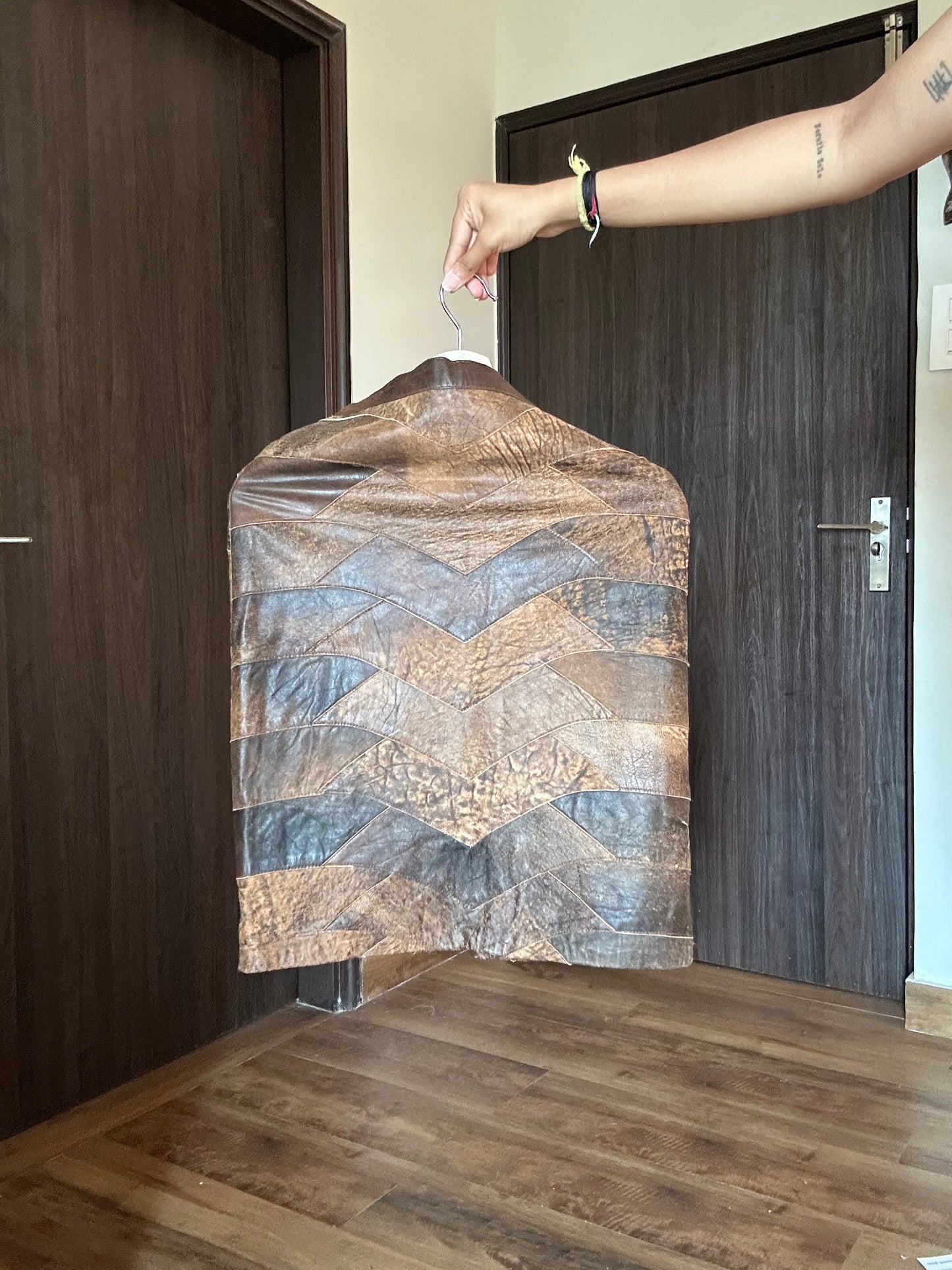 Ti- Amo Designs Vintage Genuine Leather Skirt