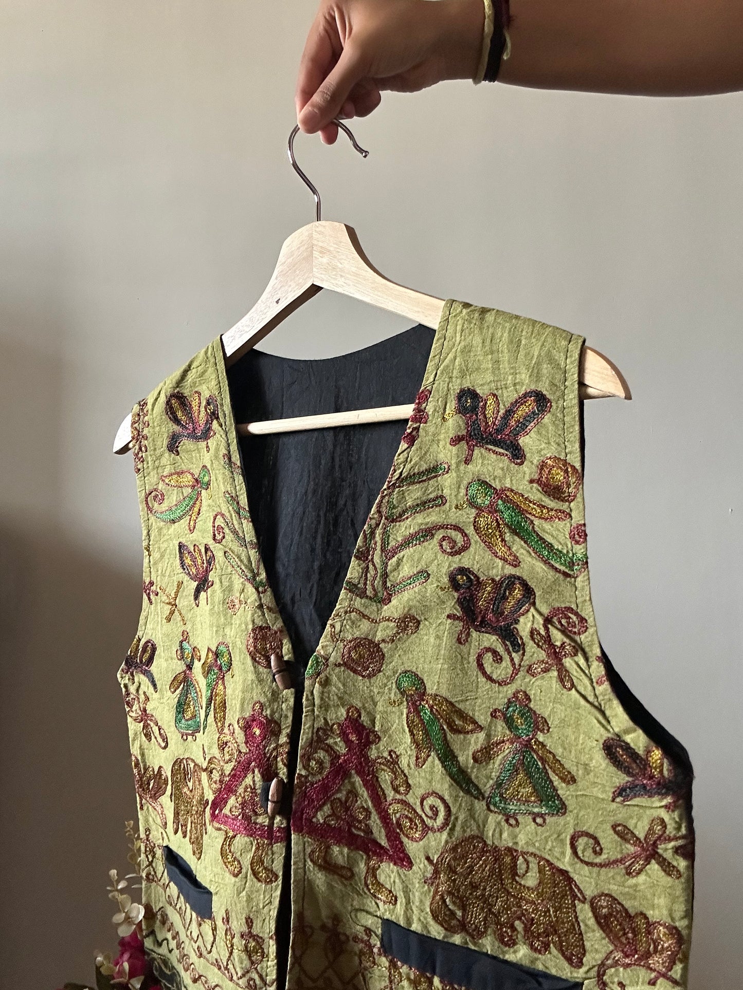 Vintage Traditional Embroidered Vest