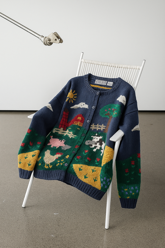 Signatures by Northern Isles Vintage Hand Knit Cardigan