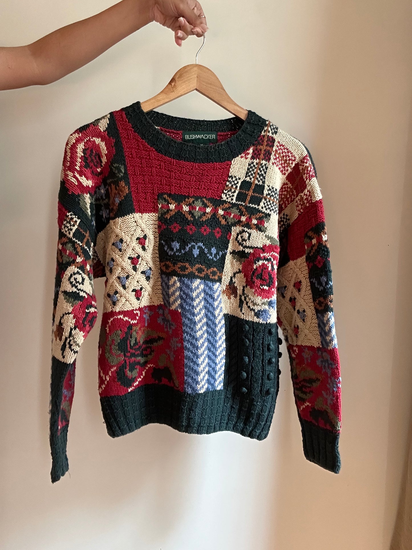 Bushwacker Vintage Hand Embroidered Pullover