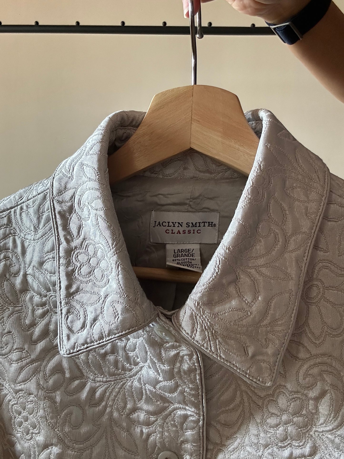 Jaclyn Smith Vintage Fully Embroidered Jacket