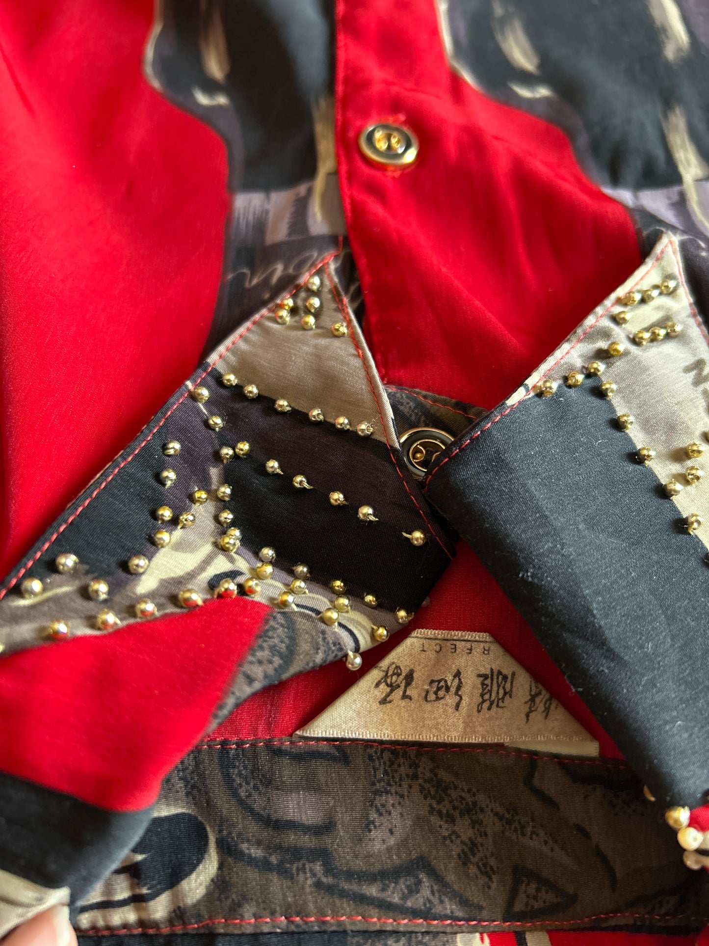 Vintage Win Cellar Shirt With Beading