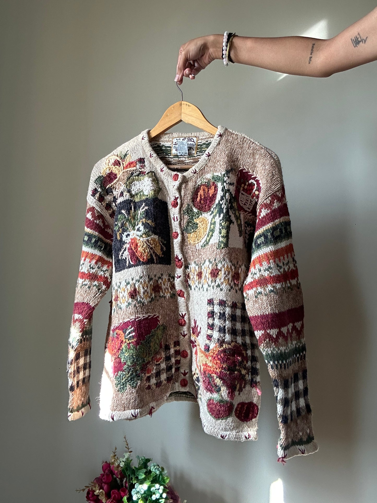 Heirloom Collectibles Vintage Embroidered Cardigan