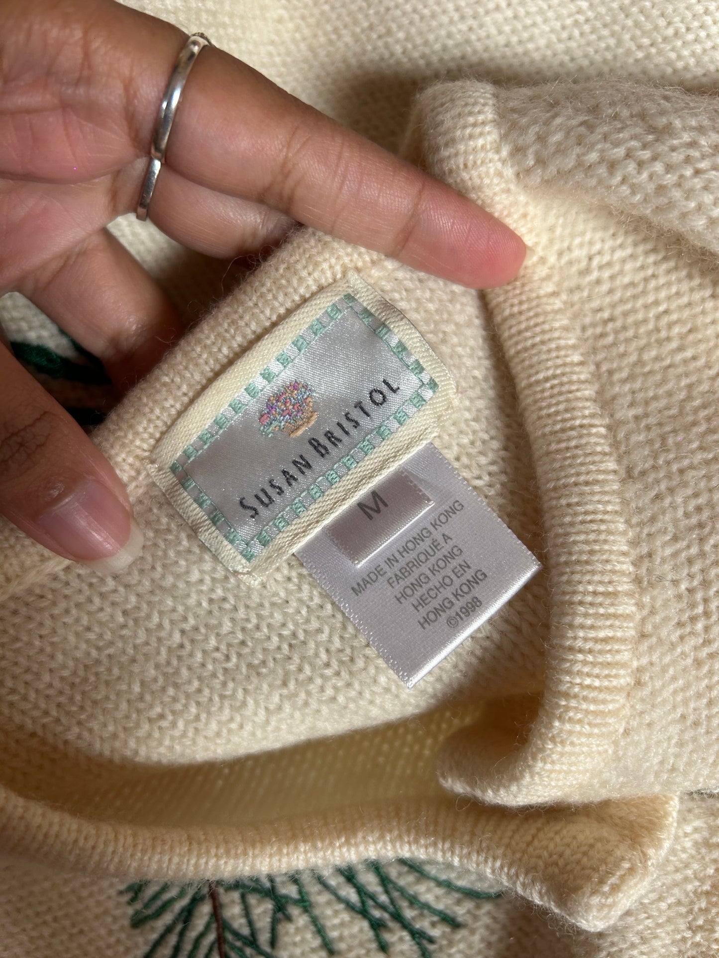 Susan Bristol Vintage Knit Cardigan