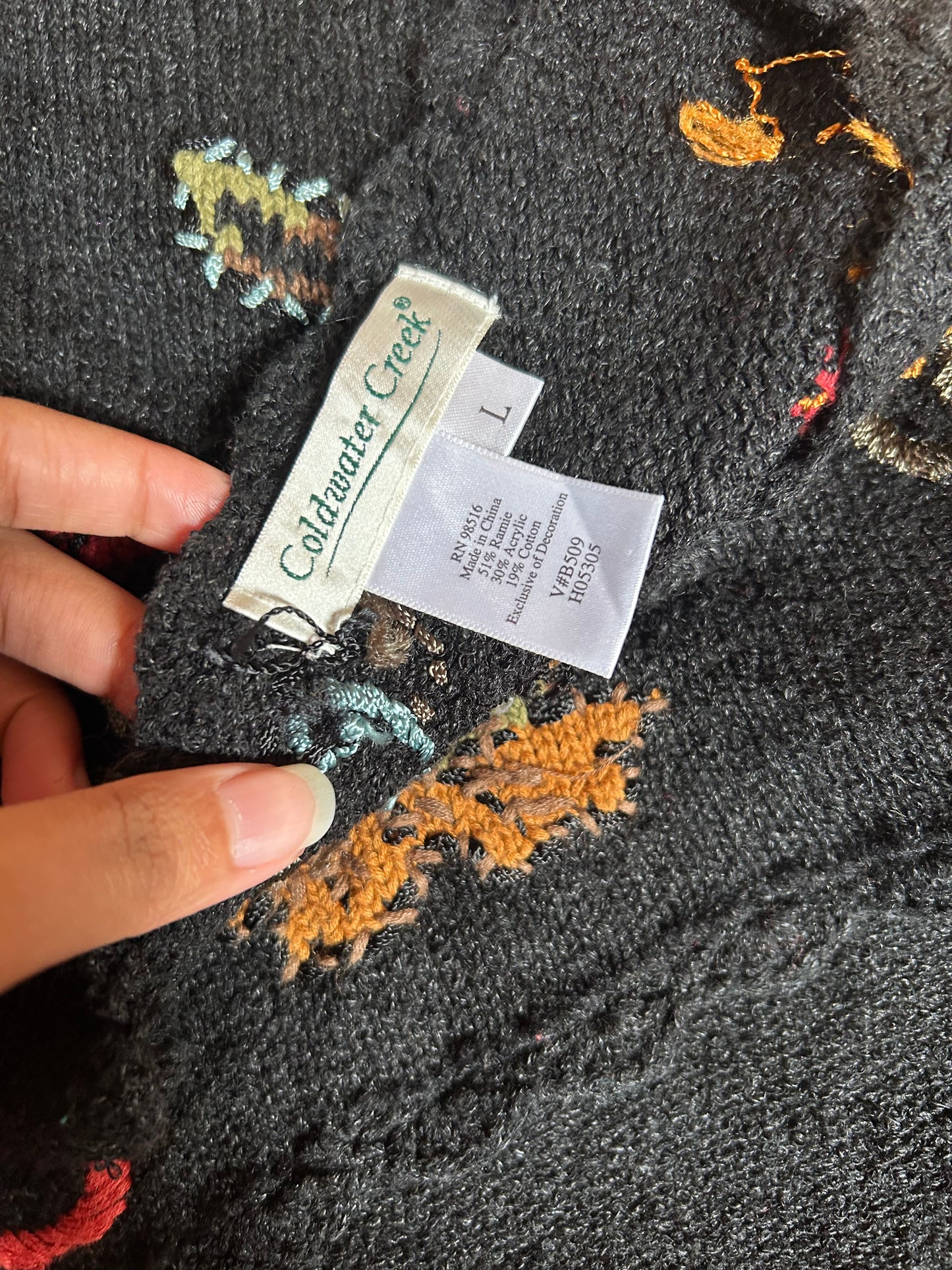 Coldwater Creek Vintage Knit Cardigan