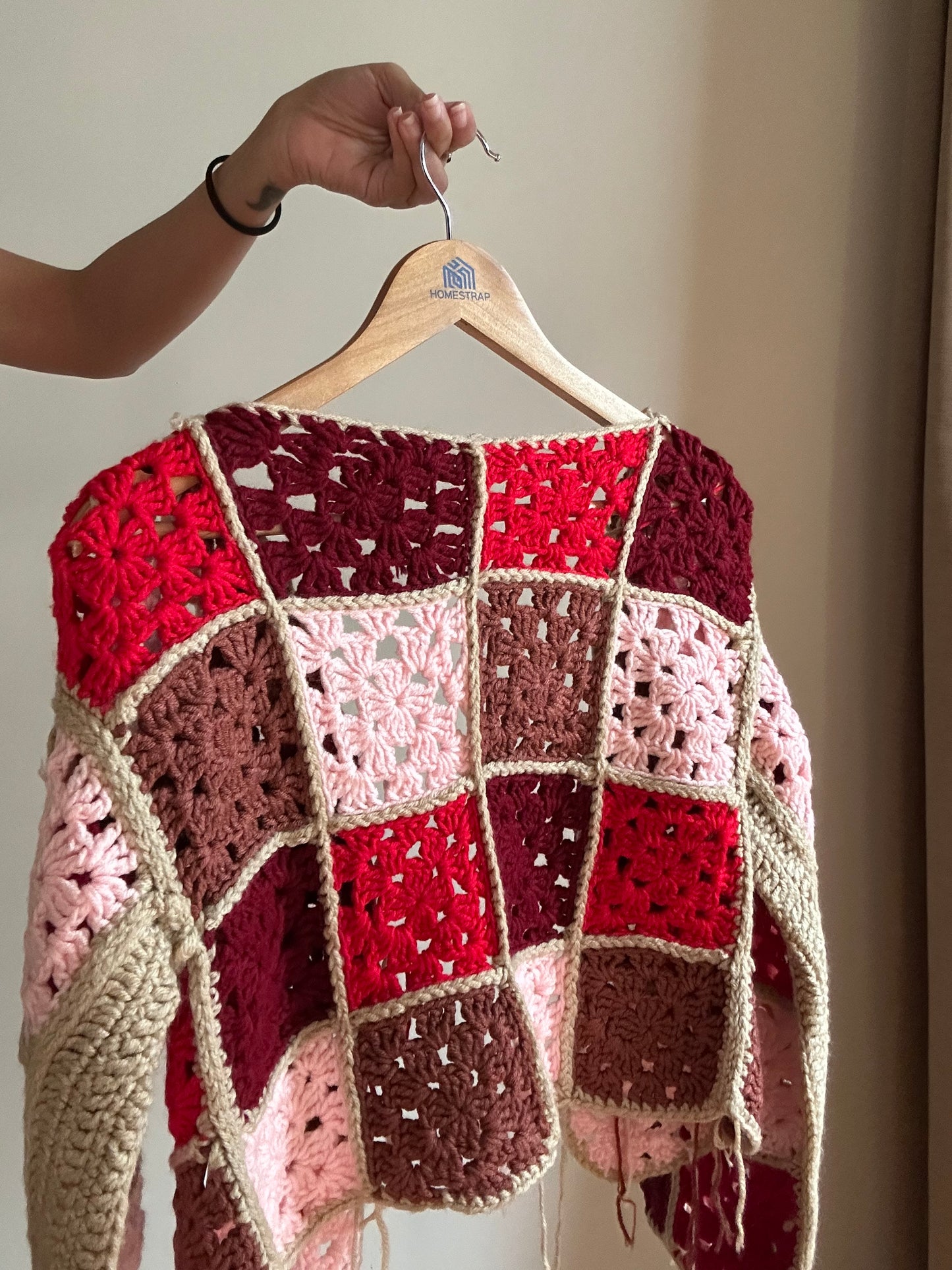 Crochet Vintage Cropped Cardigan