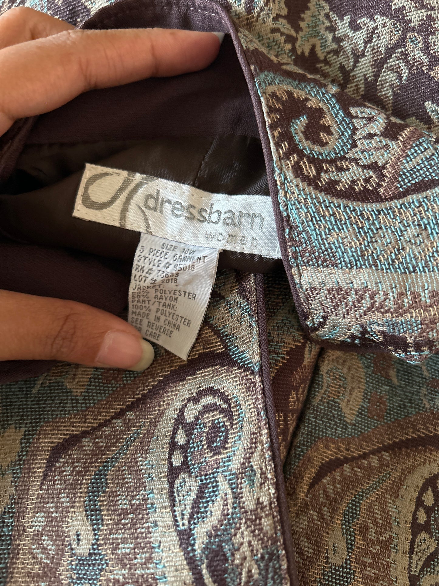 Dressbarn Vintage All Weaved Shaket