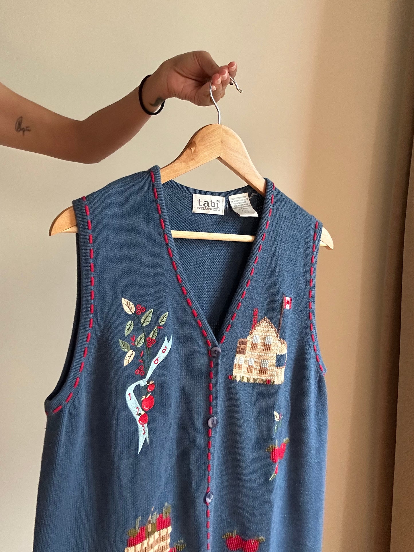 Tabi International Vintage Knit Vest