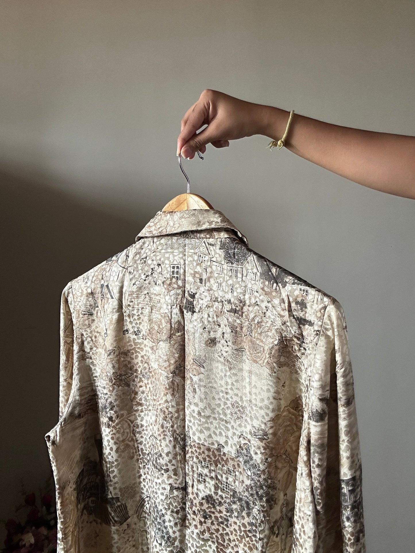 Vintage All Print Textures Shirt