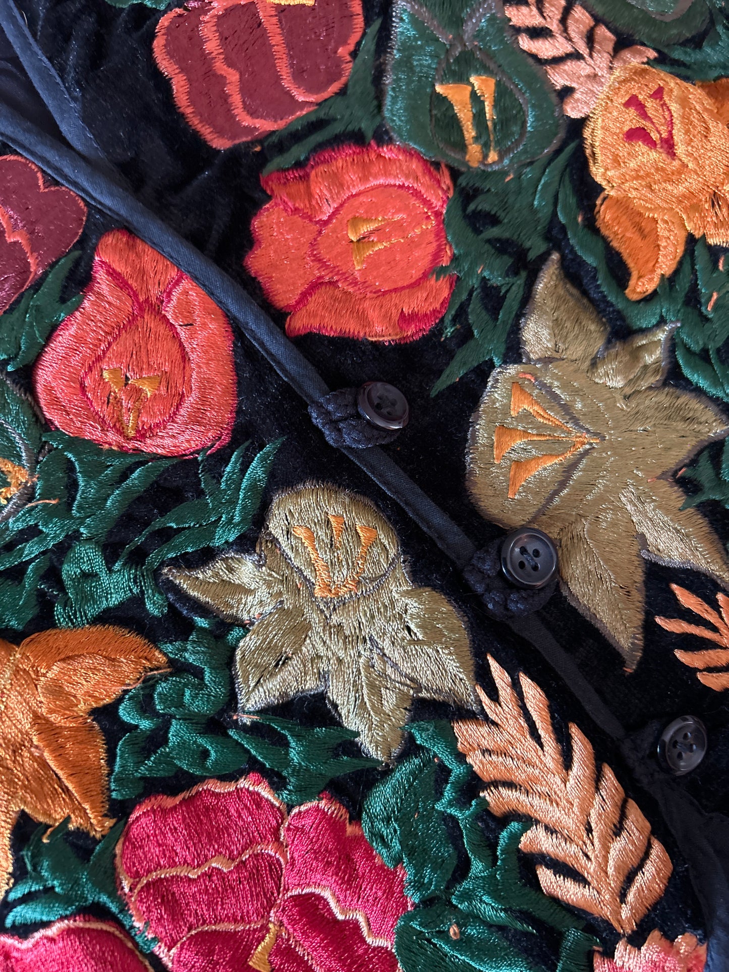 Hand to Hand Vintage All Embroidered Vest