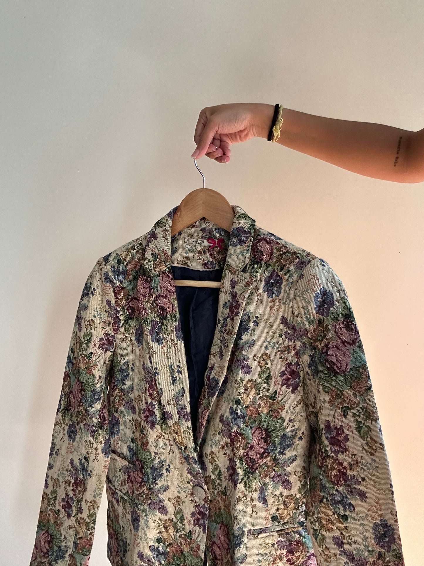 Stradivarius Vintage Jaquard Blazer