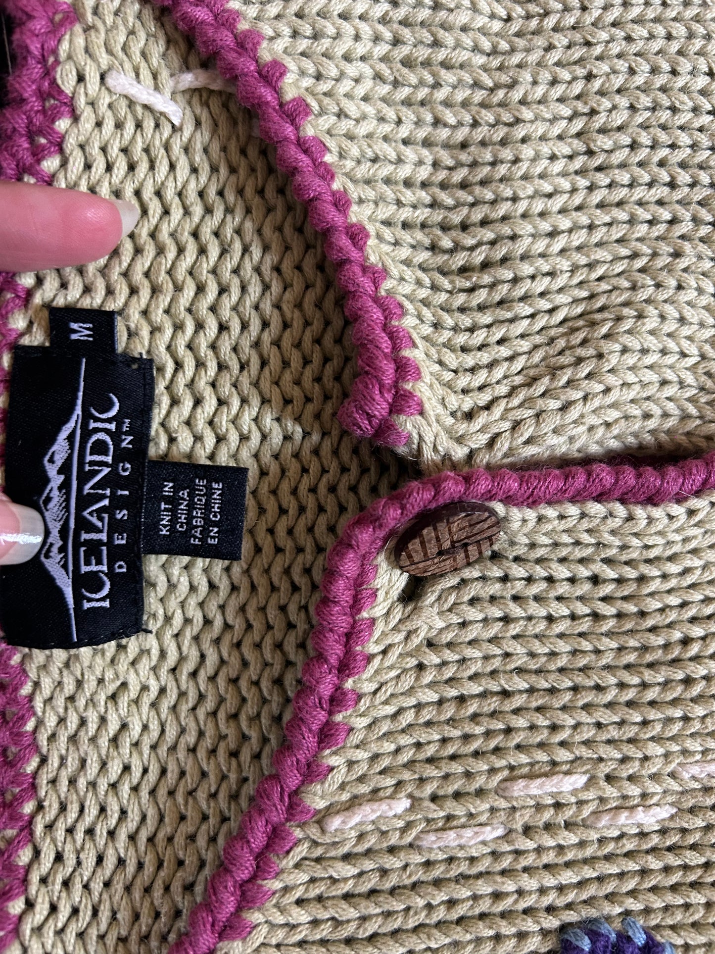 Icelandic Vintage Knit Cardigan